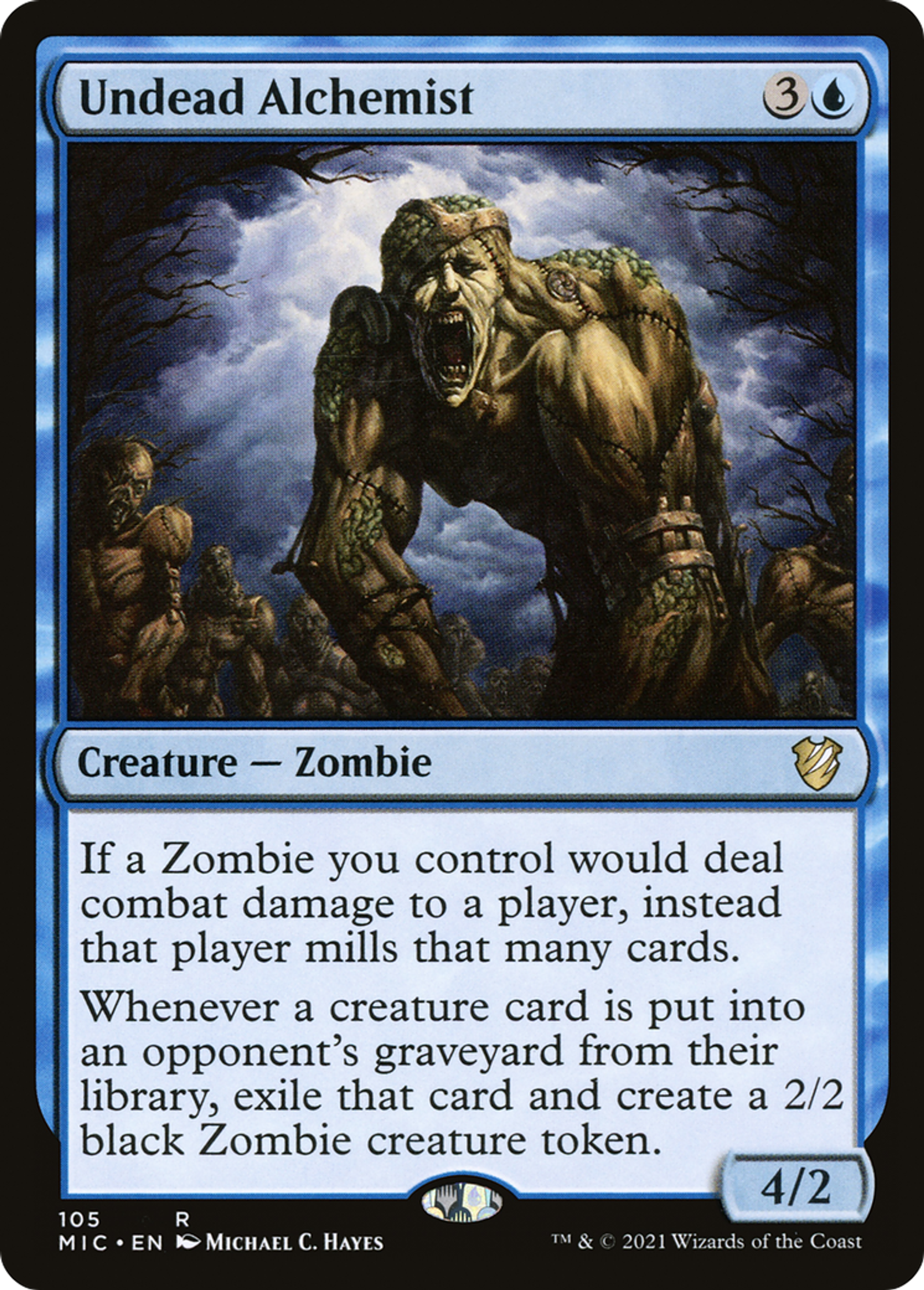 Undead Alchemist — Midnight Hunt Commander — Magic: The Gathering