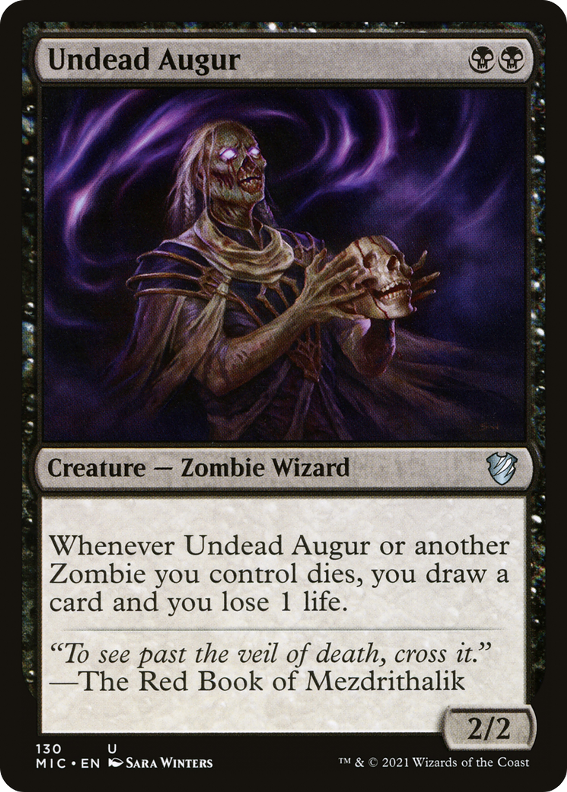 Undead Augur — Midnight Hunt Commander — Magic: The Gathering