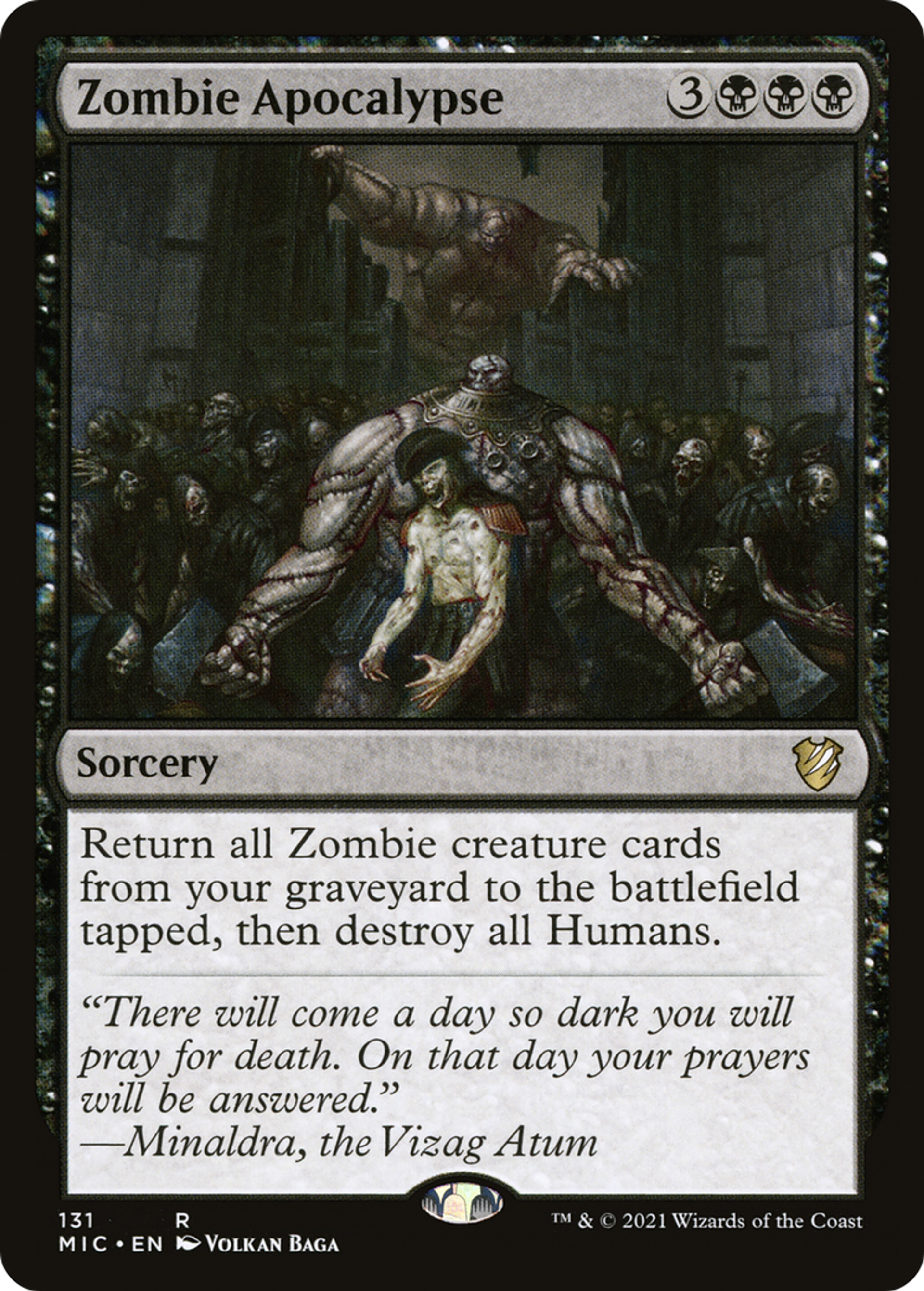 Zombie Apocalypse — Midnight Hunt Commander — Magic: The Gathering