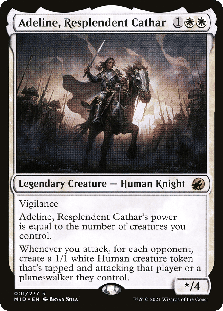 Adeline, Resplendent Cathar — Innistrad: Midnight Hunt — Magic: The Gathering