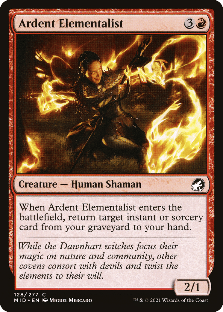 Ardent Elementalist — Innistrad: Midnight Hunt — Magic: The Gathering