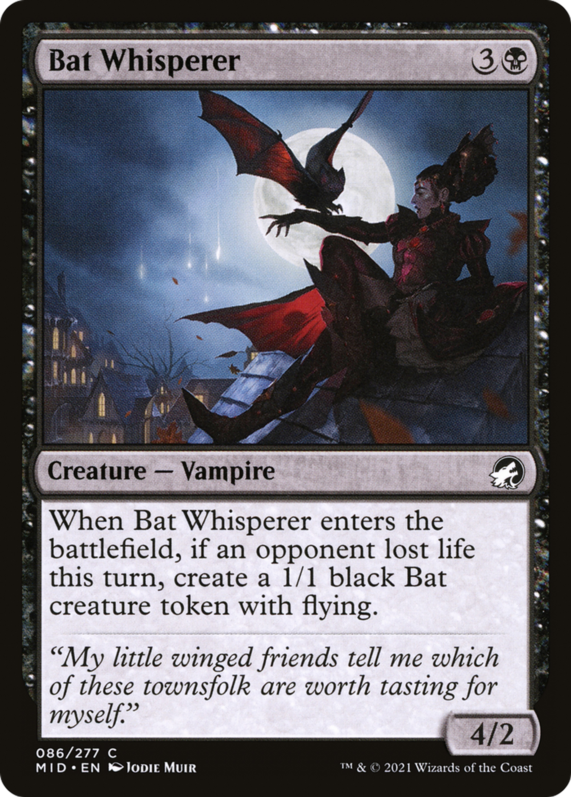 Bat Whisperer — Innistrad: Midnight Hunt — Magic: The Gathering