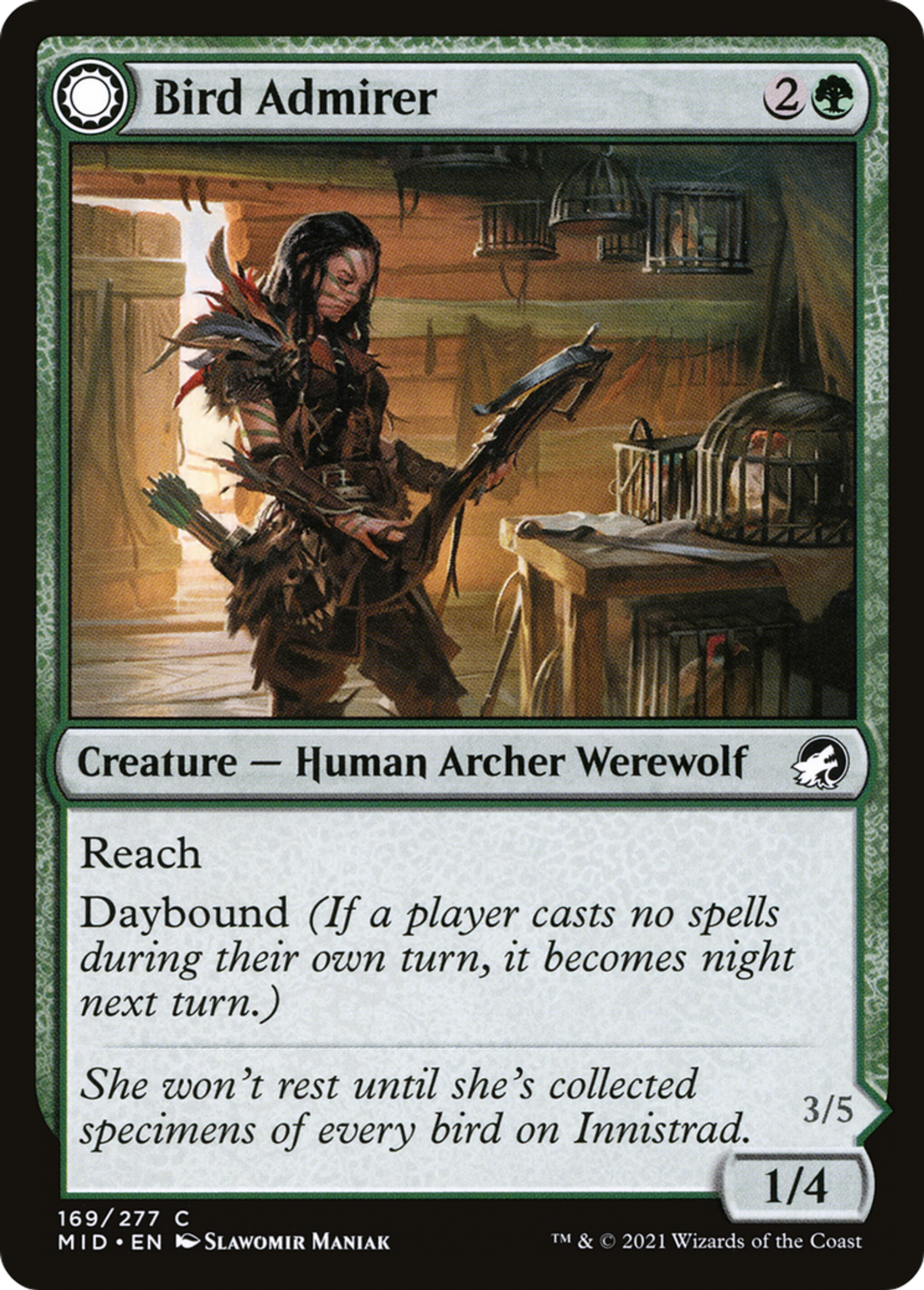 Bird Admirer // Wing Shredder — Innistrad: Midnight Hunt — Magic: The Gathering