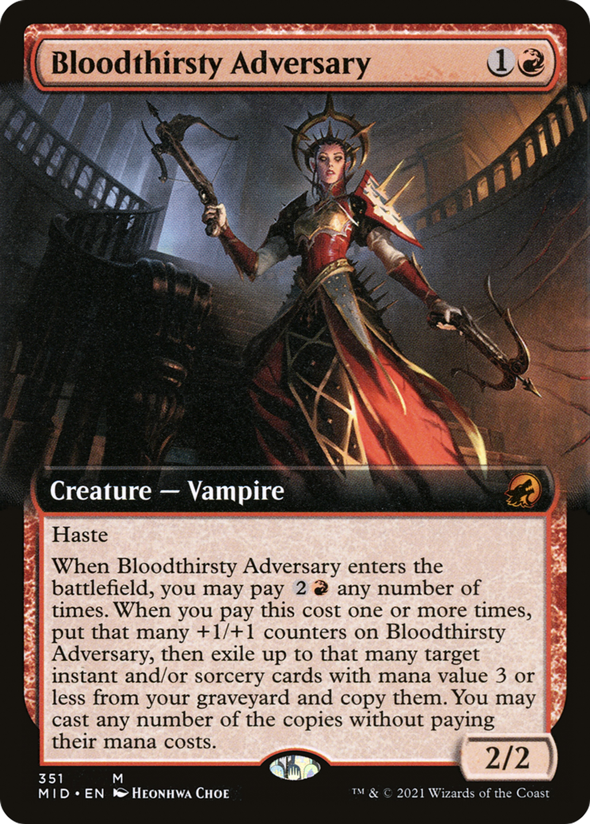 Bloodthirsty Adversary — Innistrad: Midnight Hunt — Magic: The Gathering