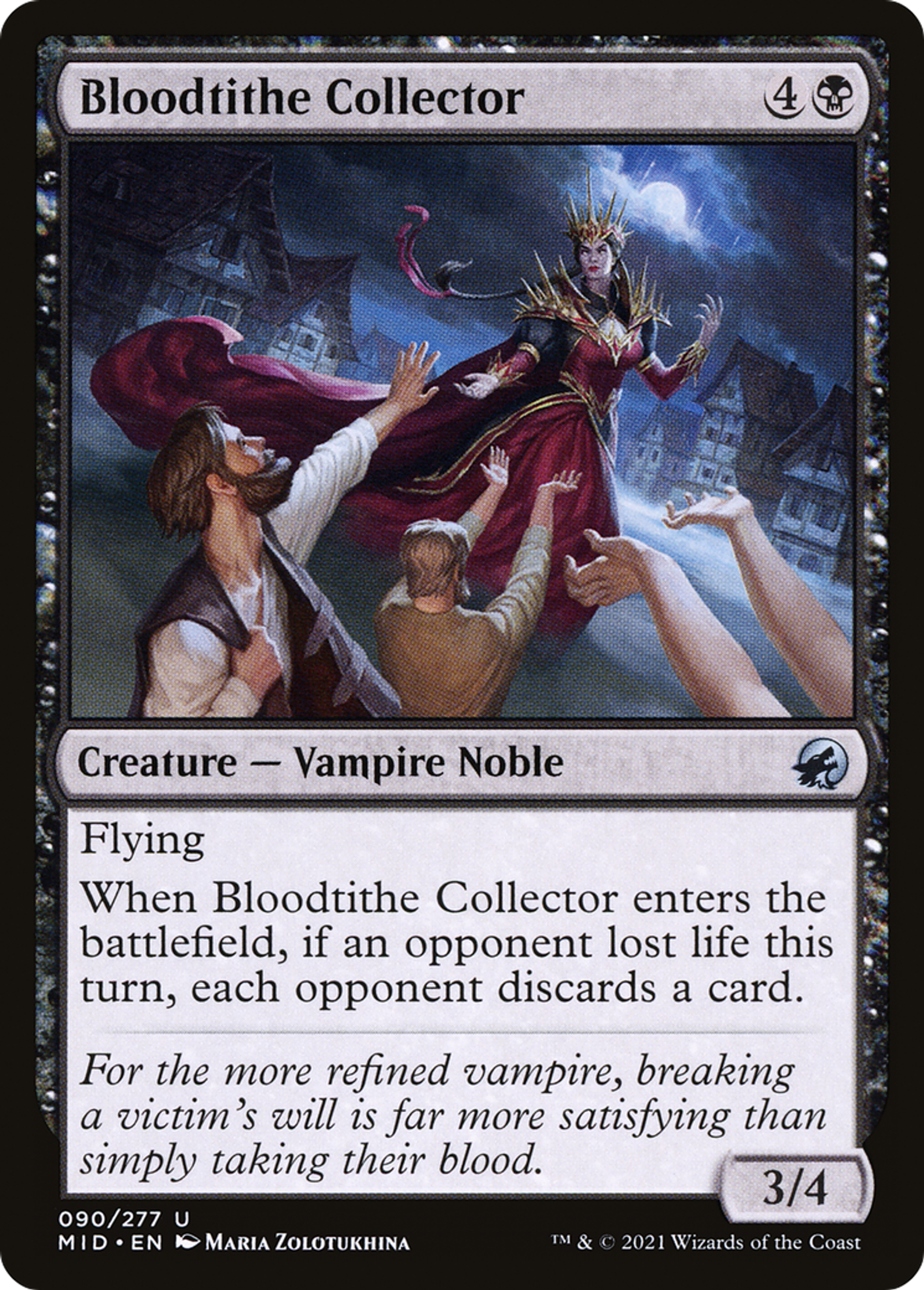 Collectrice de la dîme de sang — Innistrad: Midnight Hunt — Magic: The Gathering