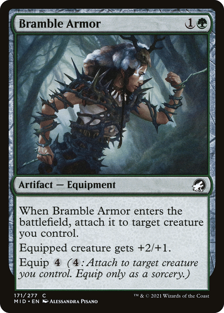 Bramble Armor — Innistrad: Midnight Hunt — Magic: The Gathering