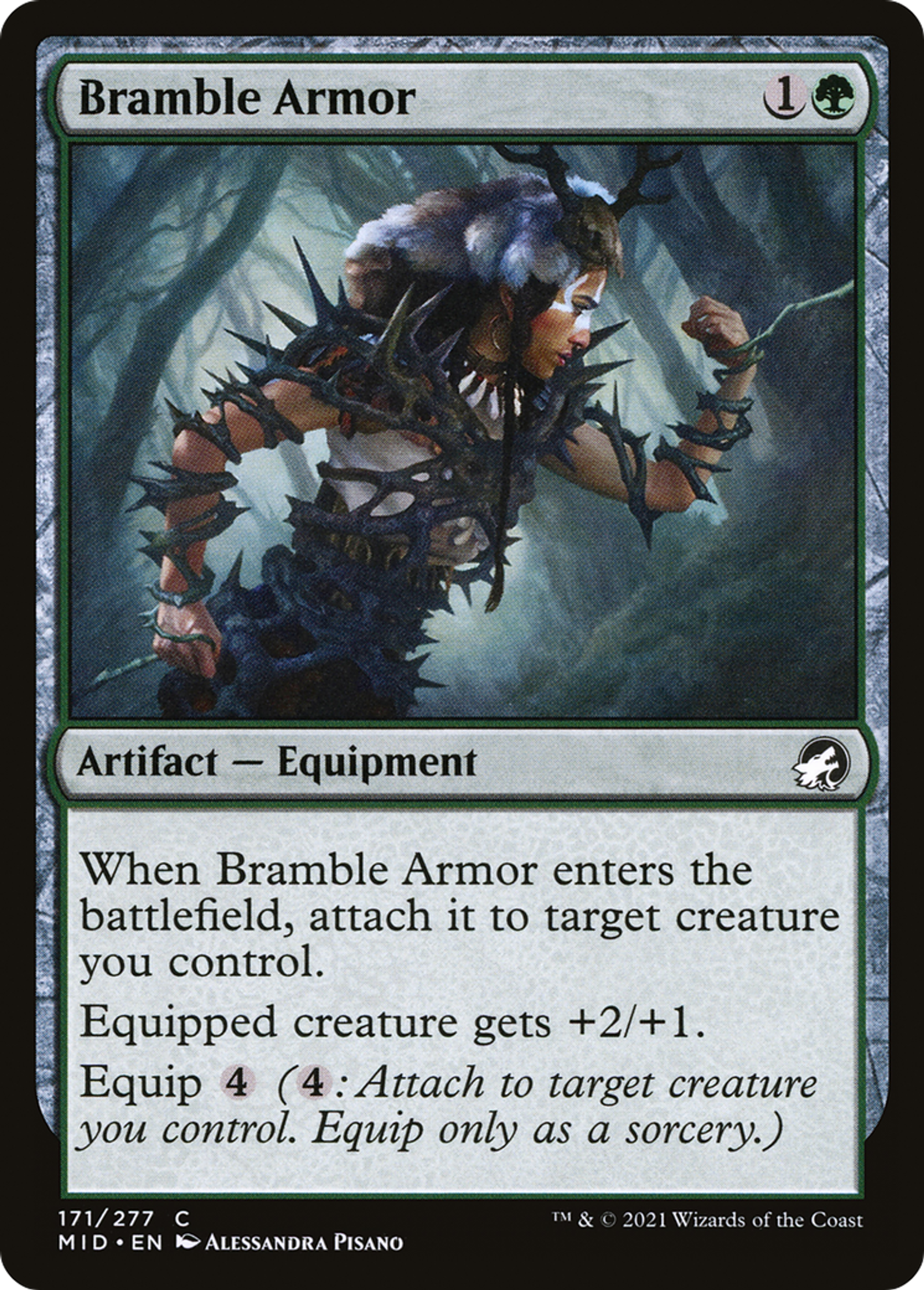 Armure de ronces — Innistrad: Midnight Hunt — Magic: The Gathering
