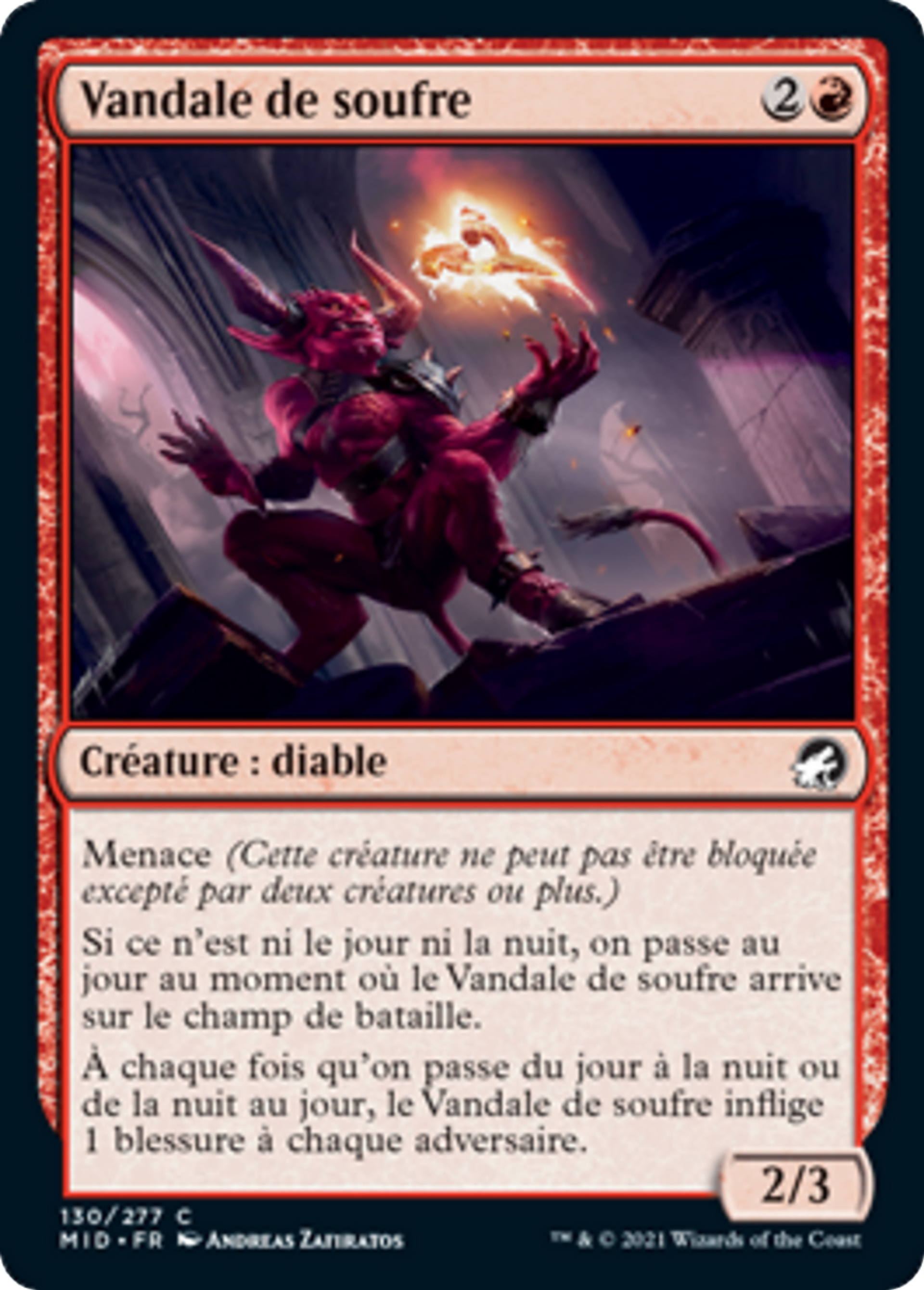 Vandale de soufre — Innistrad: Midnight Hunt — Magic: The Gathering
