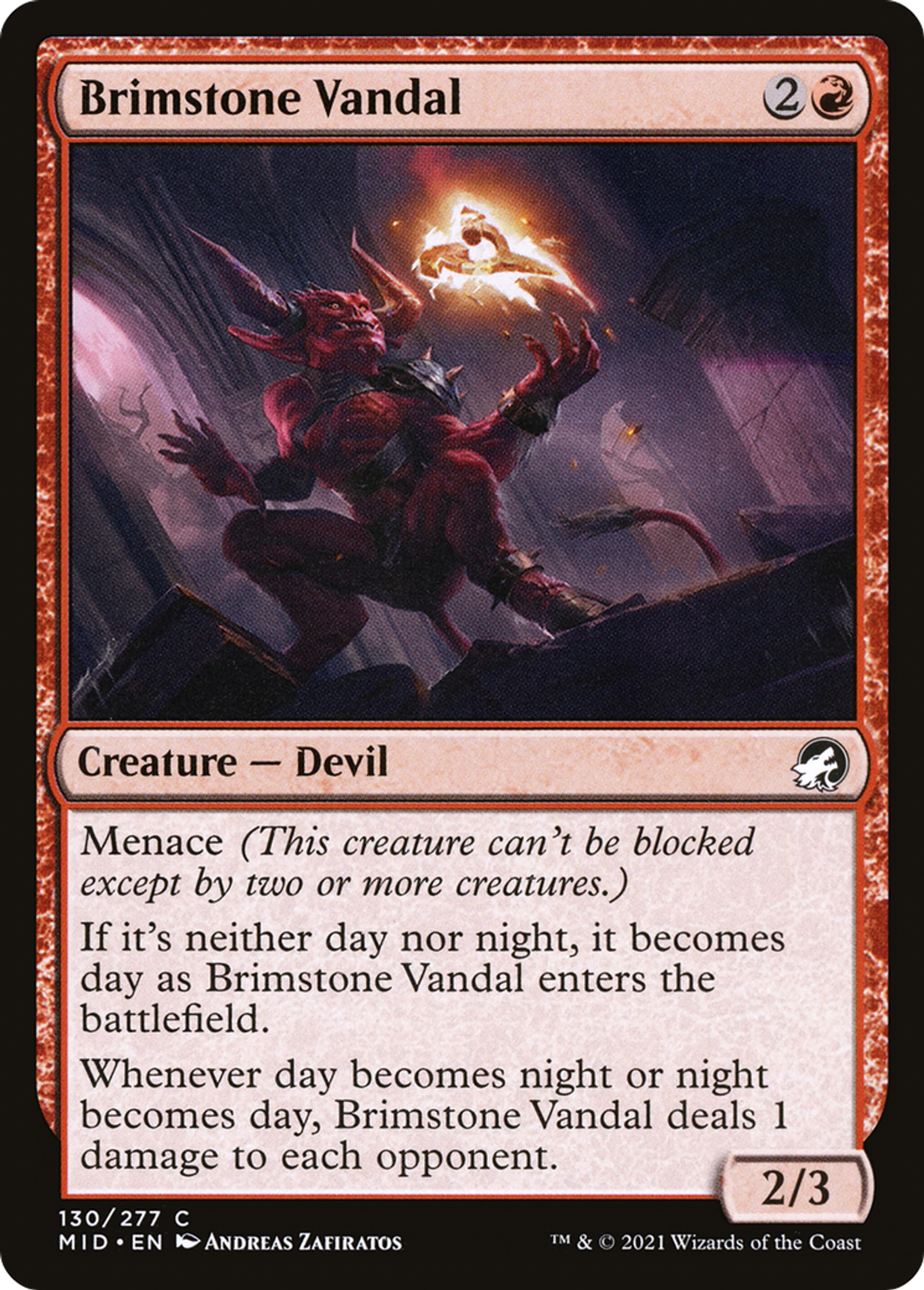 Brimstone Vandal — Innistrad: Midnight Hunt — Magic: The Gathering