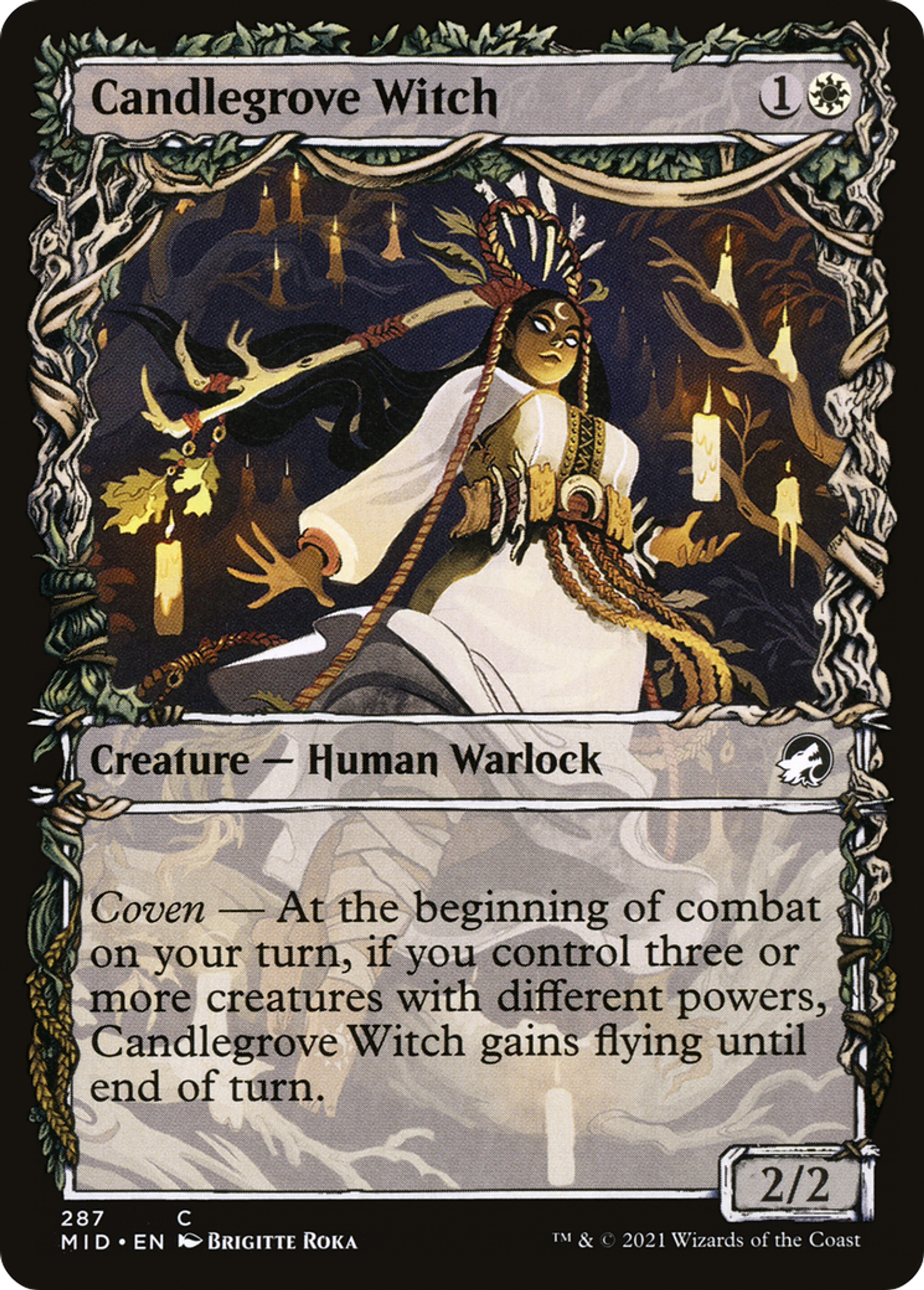 Envoûteuse du bosquet aux chandelles — Innistrad: Midnight Hunt — Magic: The Gathering