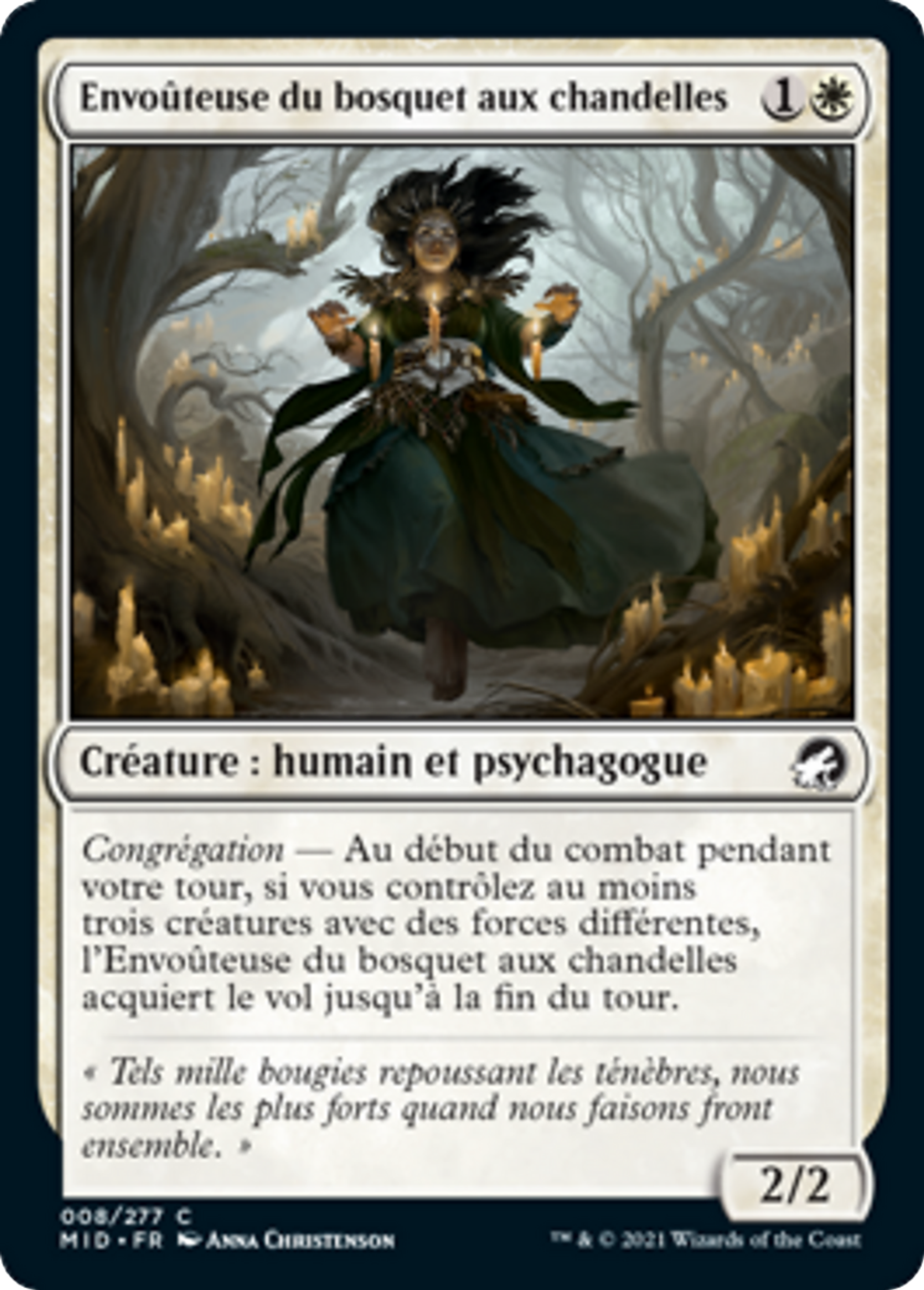 Envoûteuse du bosquet aux chandelles — Innistrad: Midnight Hunt — Magic: The Gathering