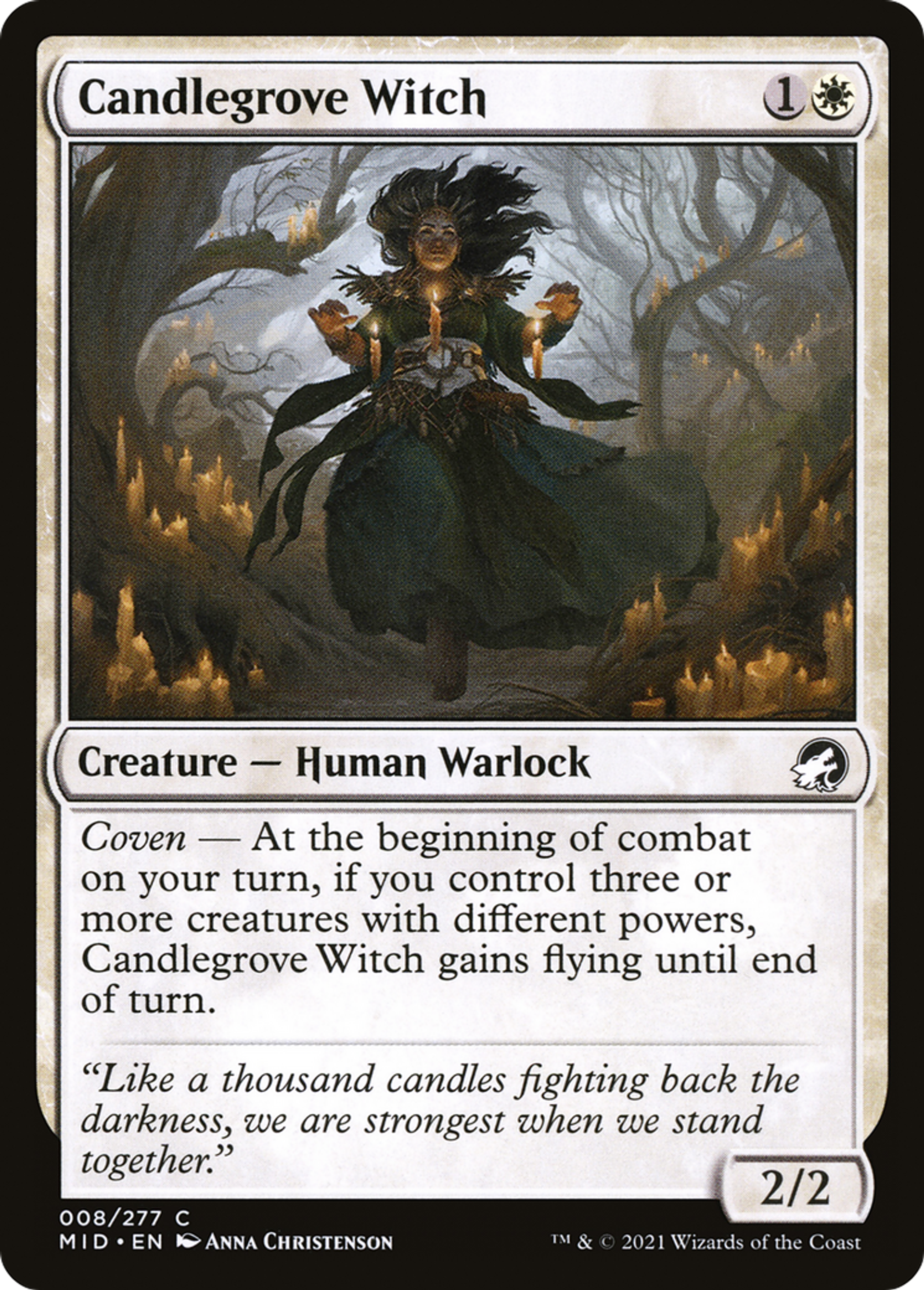 Candlegrove Witch — Innistrad: Midnight Hunt — Magic: The Gathering