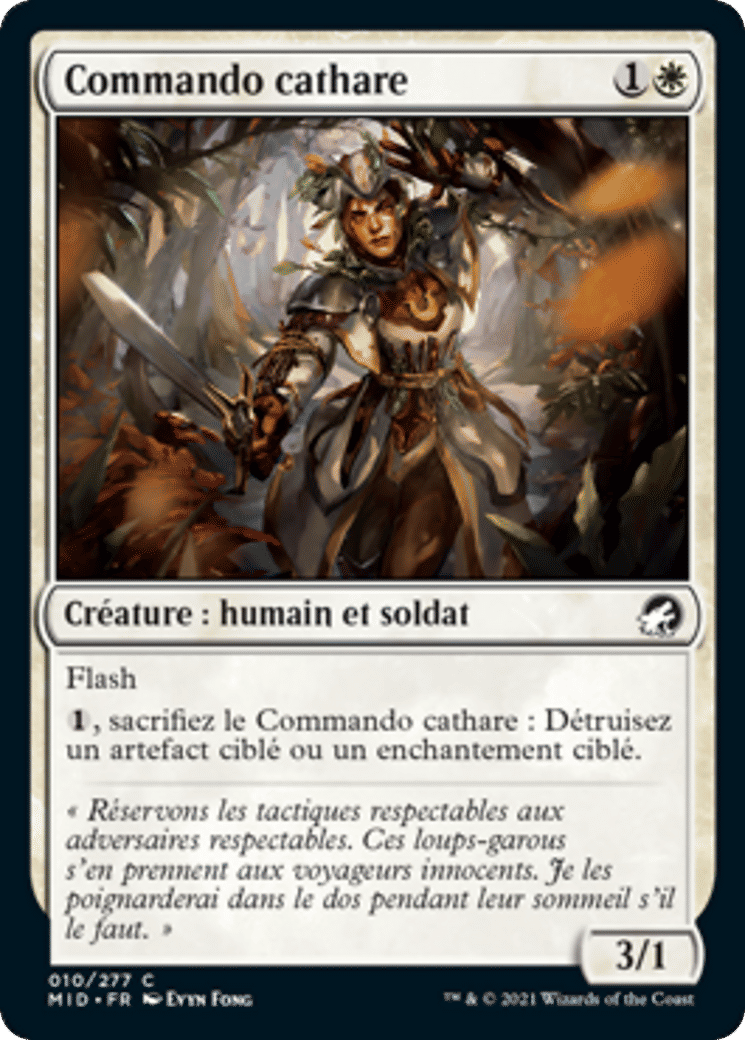 Commando cathare — Innistrad: Midnight Hunt — Magic: The Gathering
