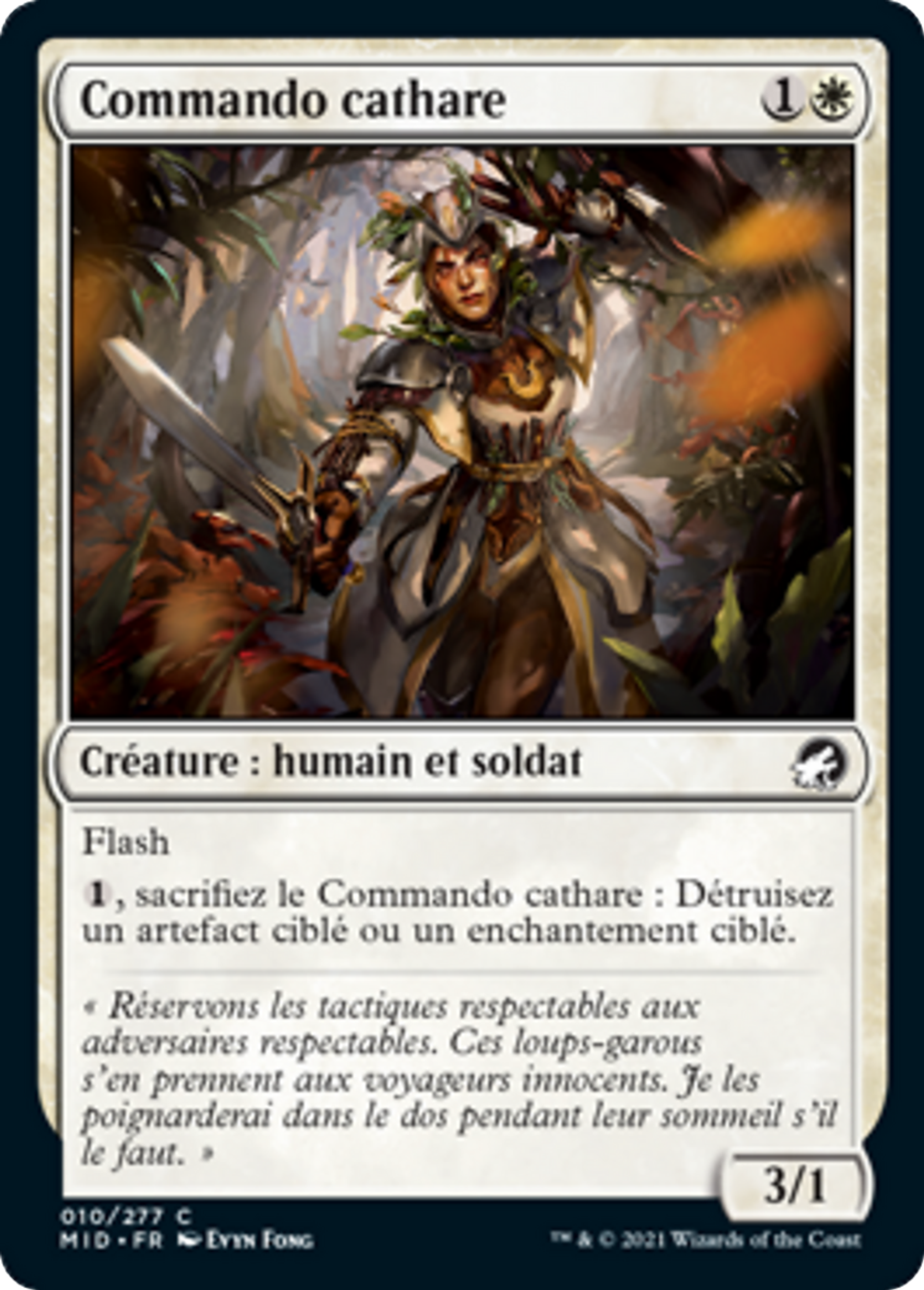 Commando cathare — Innistrad: Midnight Hunt — Magic: The Gathering