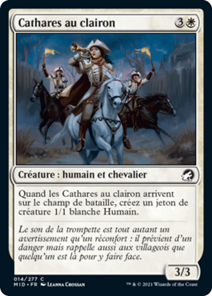 Cathares au clairon — Innistrad: Midnight Hunt — Magic: The Gathering