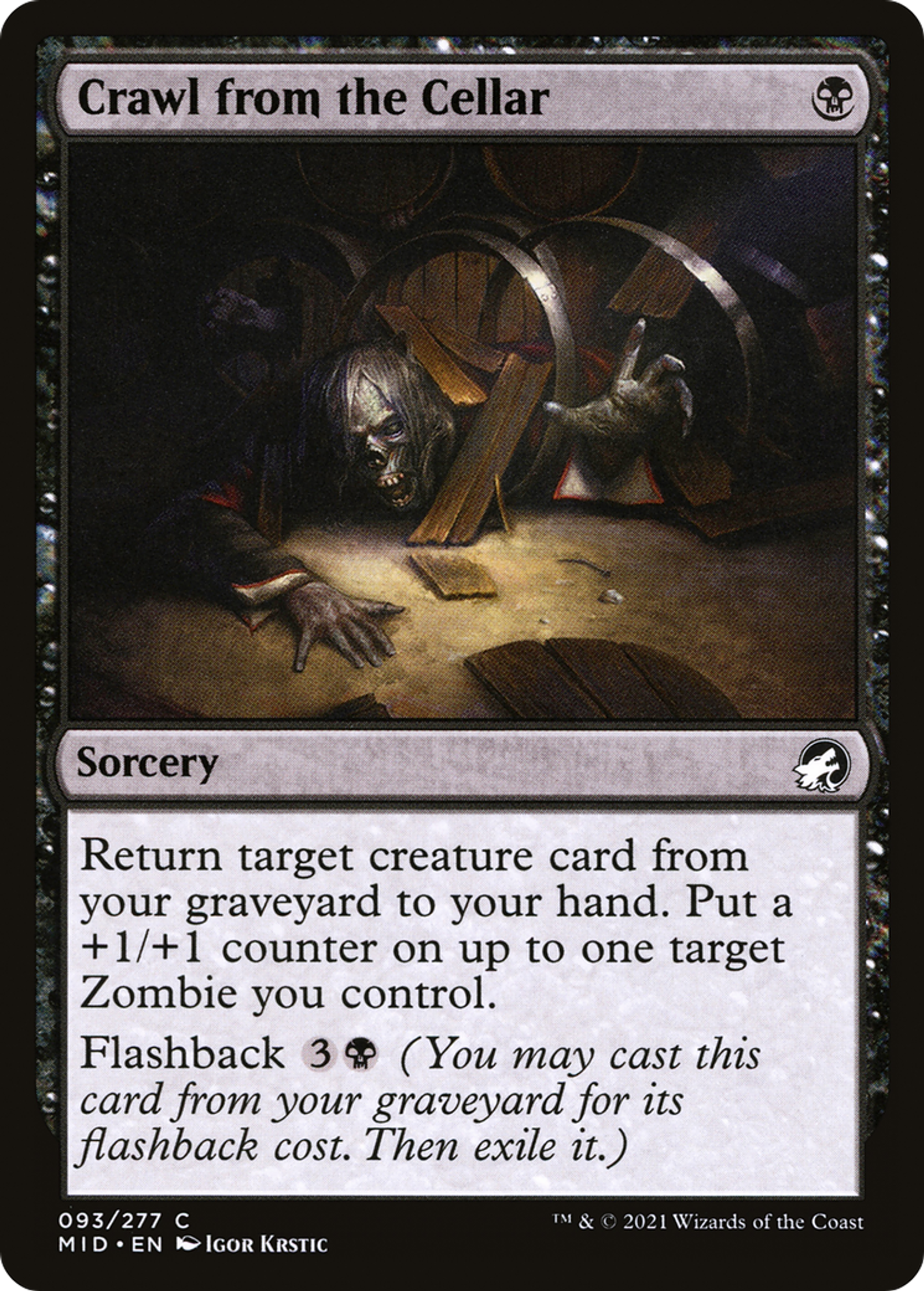 Crawl from the Cellar — Innistrad: Midnight Hunt — Magic: The Gathering