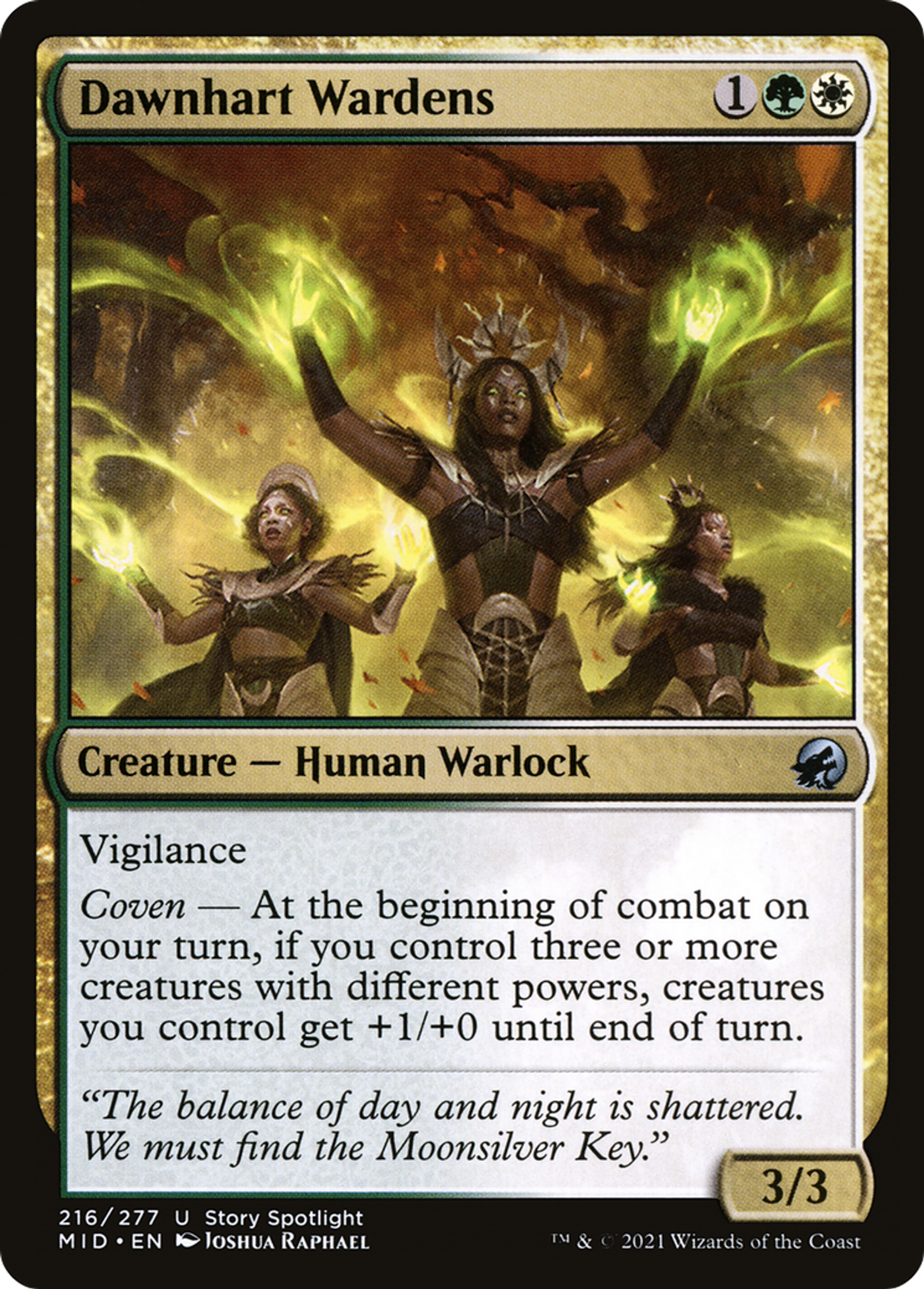 Dawnhart Wardens — Innistrad: Midnight Hunt — Magic: The Gathering