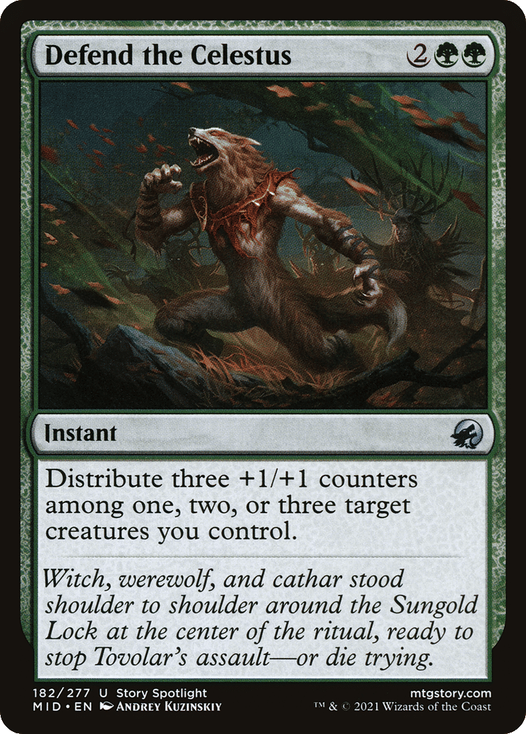 Defend the Celestus — Innistrad: Midnight Hunt — Magic: The Gathering