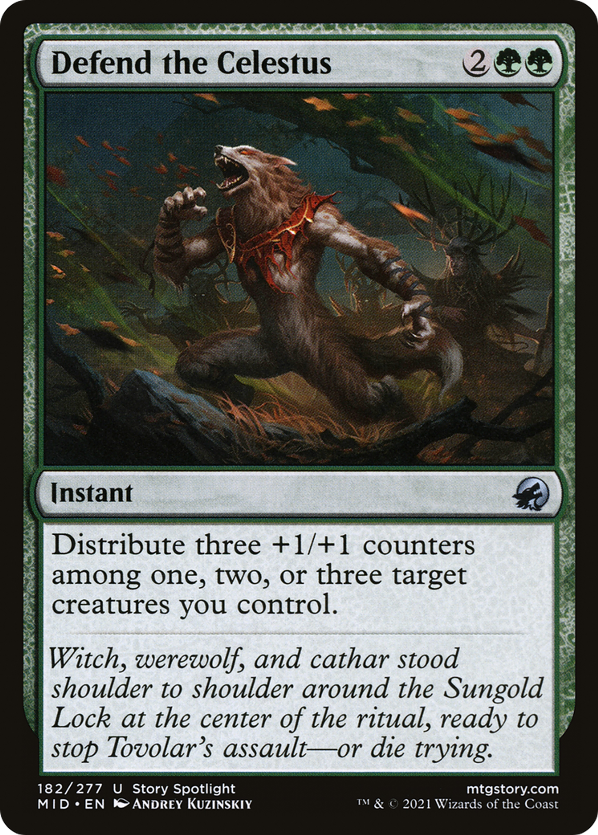 Défendre le Celestus — Innistrad: Midnight Hunt — Magic: The Gathering