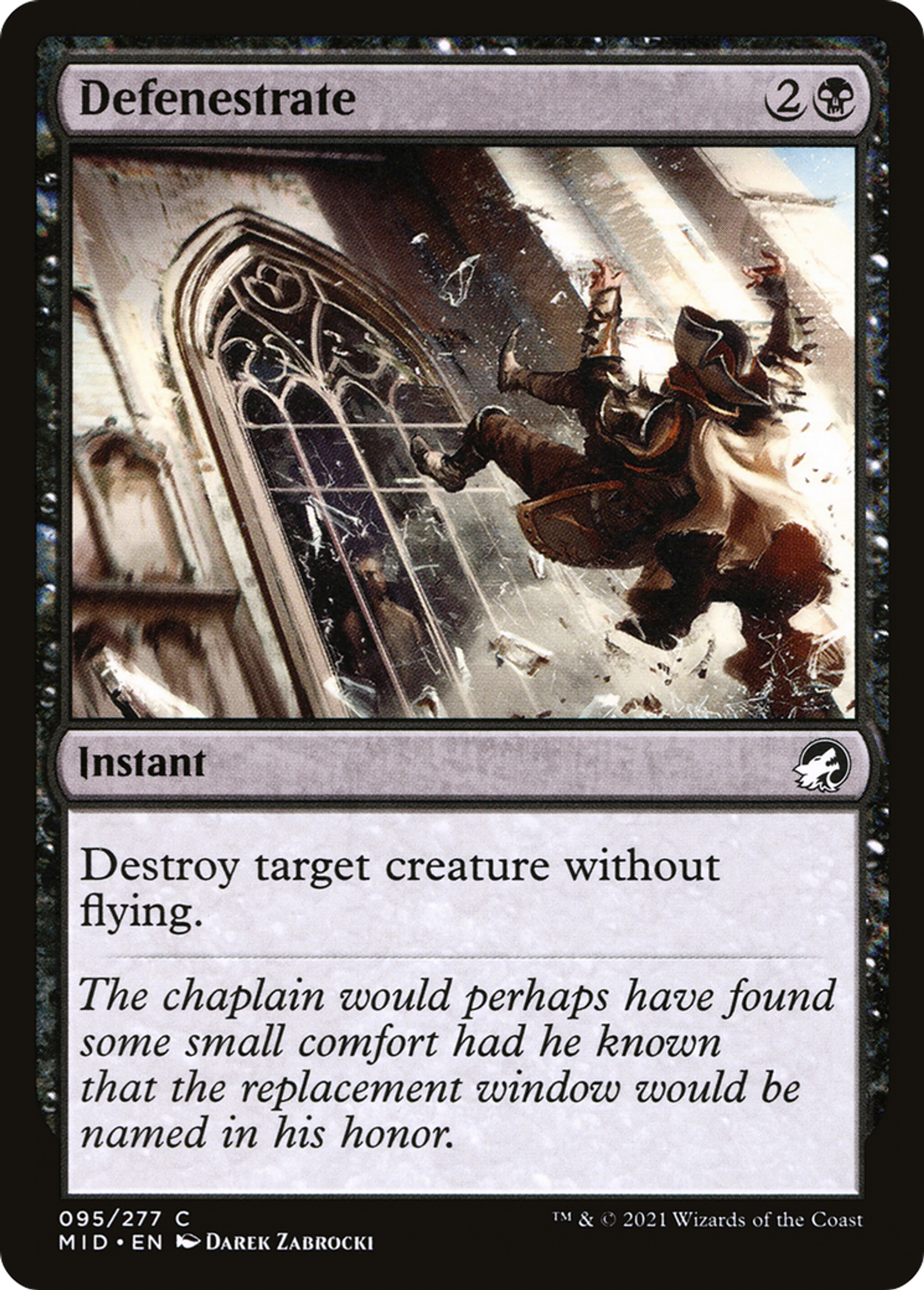 Defenestrate — Innistrad: Midnight Hunt — Magic: The Gathering
