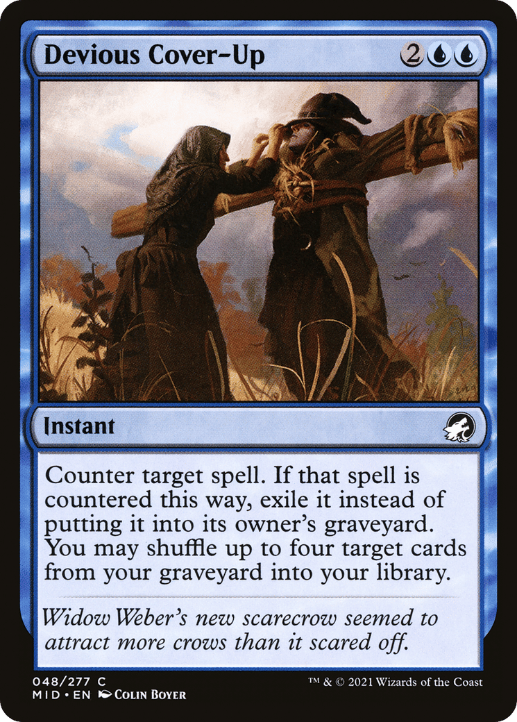 Devious Cover-Up — Innistrad: Midnight Hunt — Magic: The Gathering