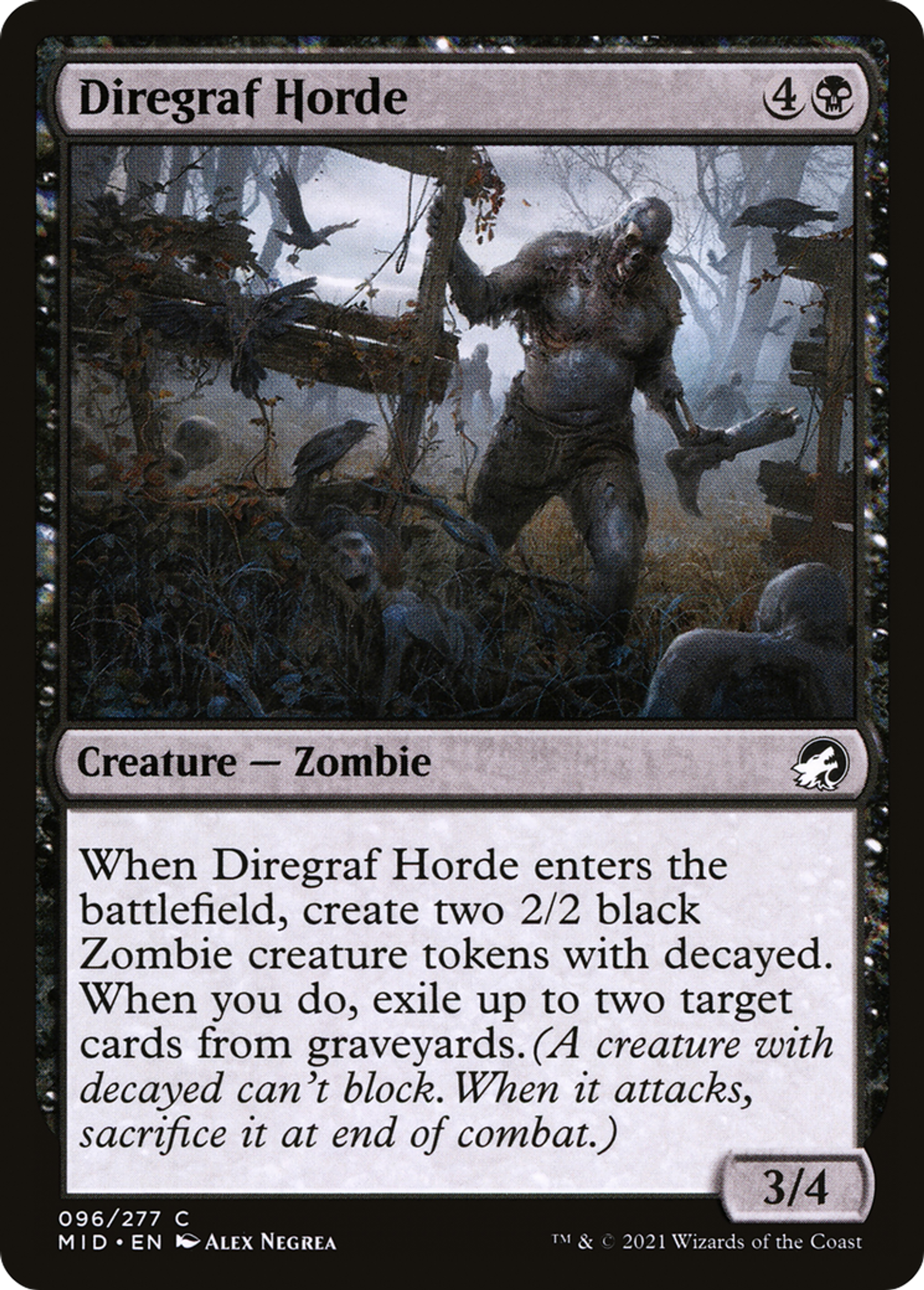 Diregraf Horde — Innistrad: Midnight Hunt — Magic: The Gathering