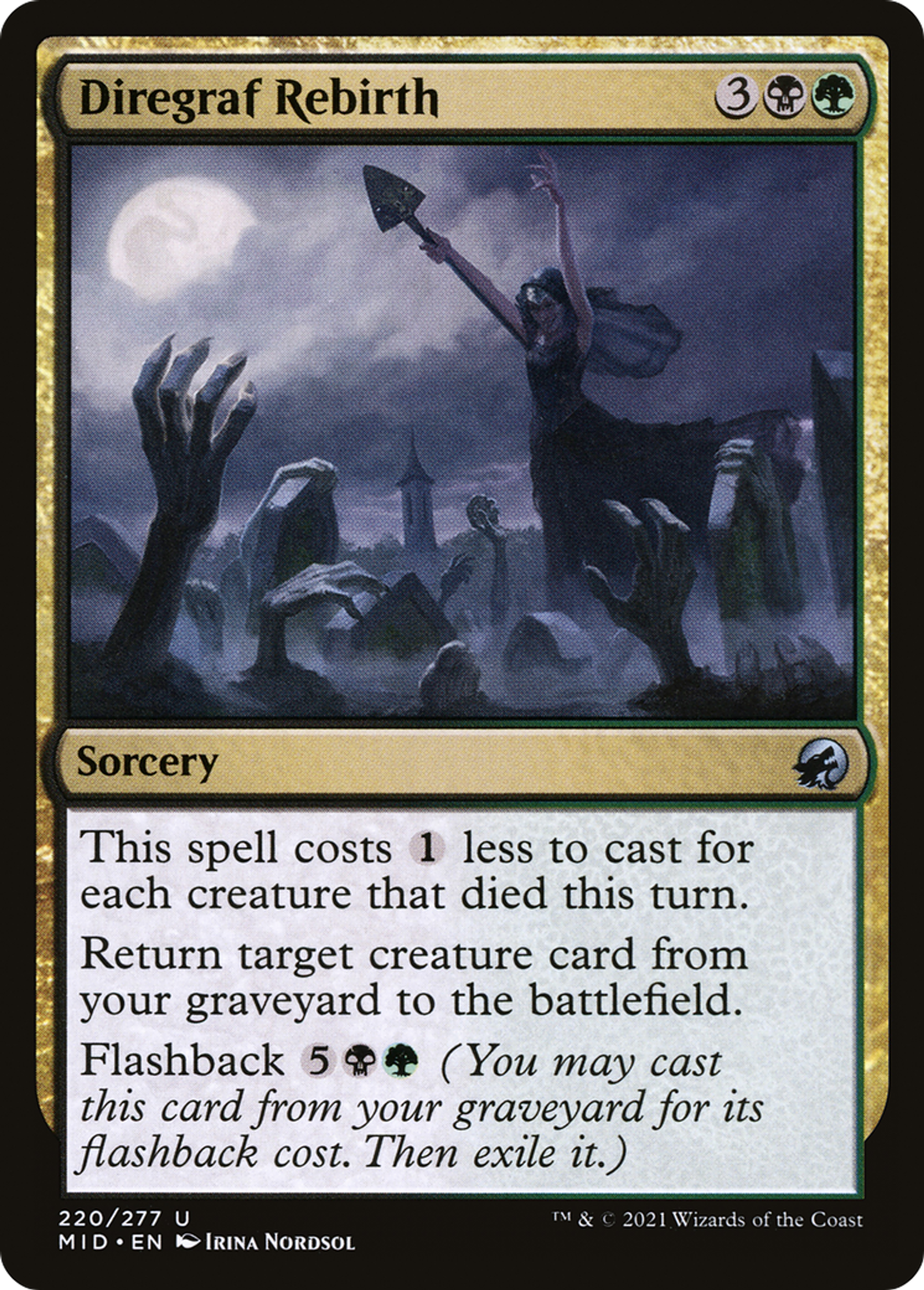 Renaissance du diregraf — Innistrad: Midnight Hunt — Magic: The Gathering
