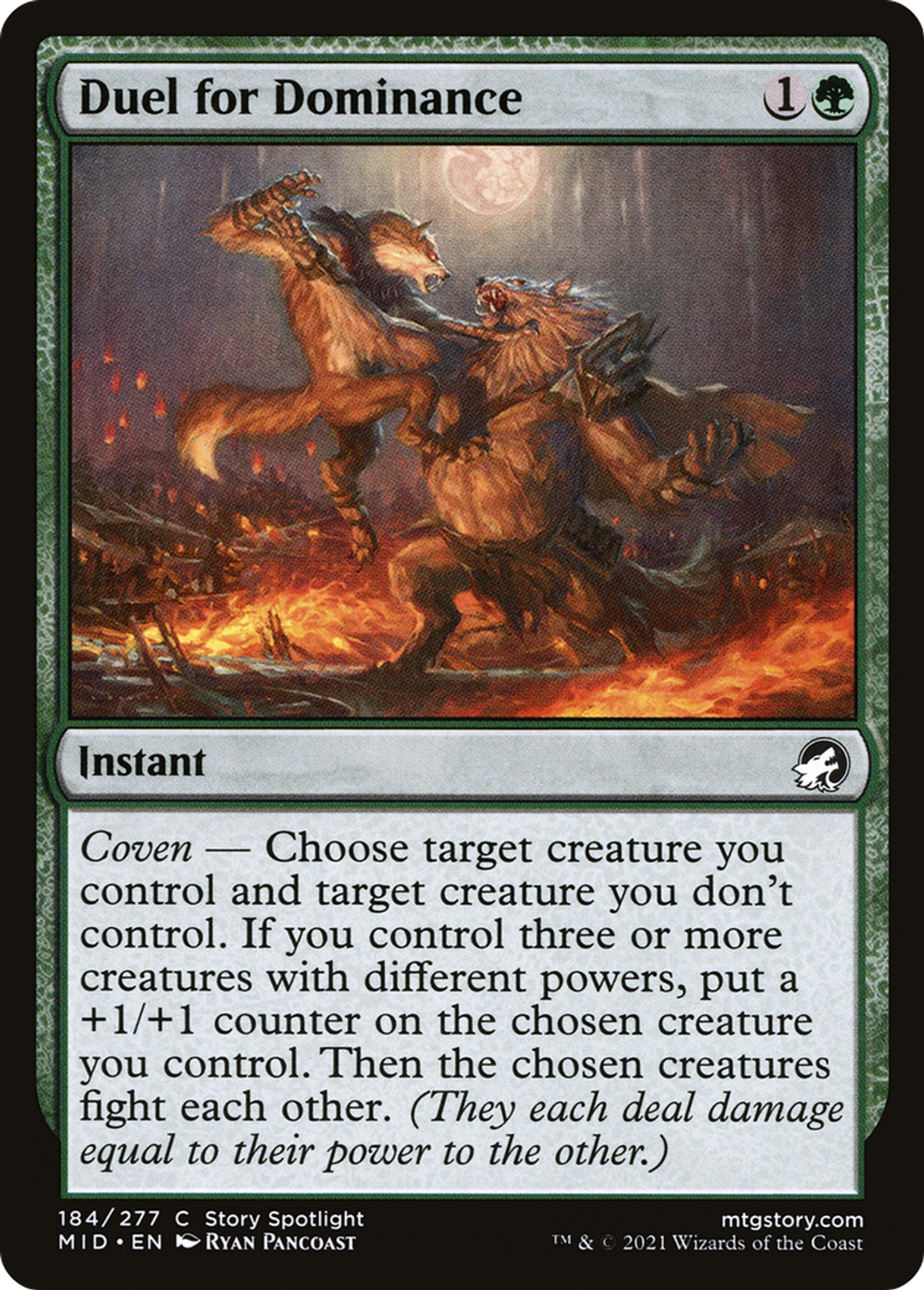 Duel de domination — Innistrad: Midnight Hunt — Magic: The Gathering
