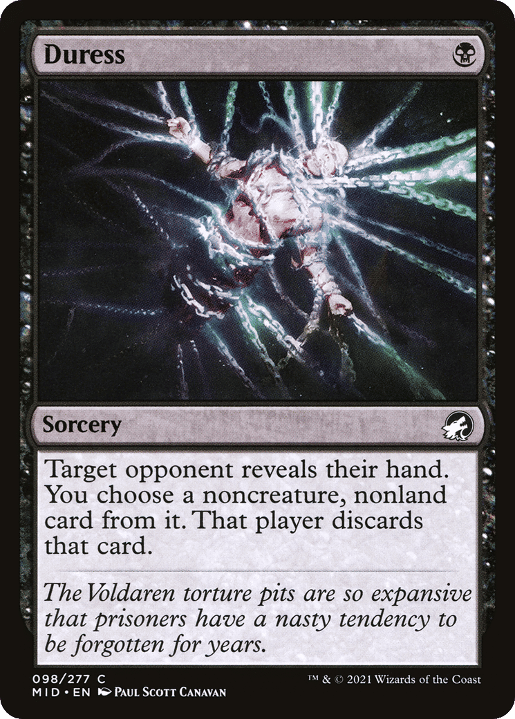 Duress — Innistrad: Midnight Hunt — Magic: The Gathering