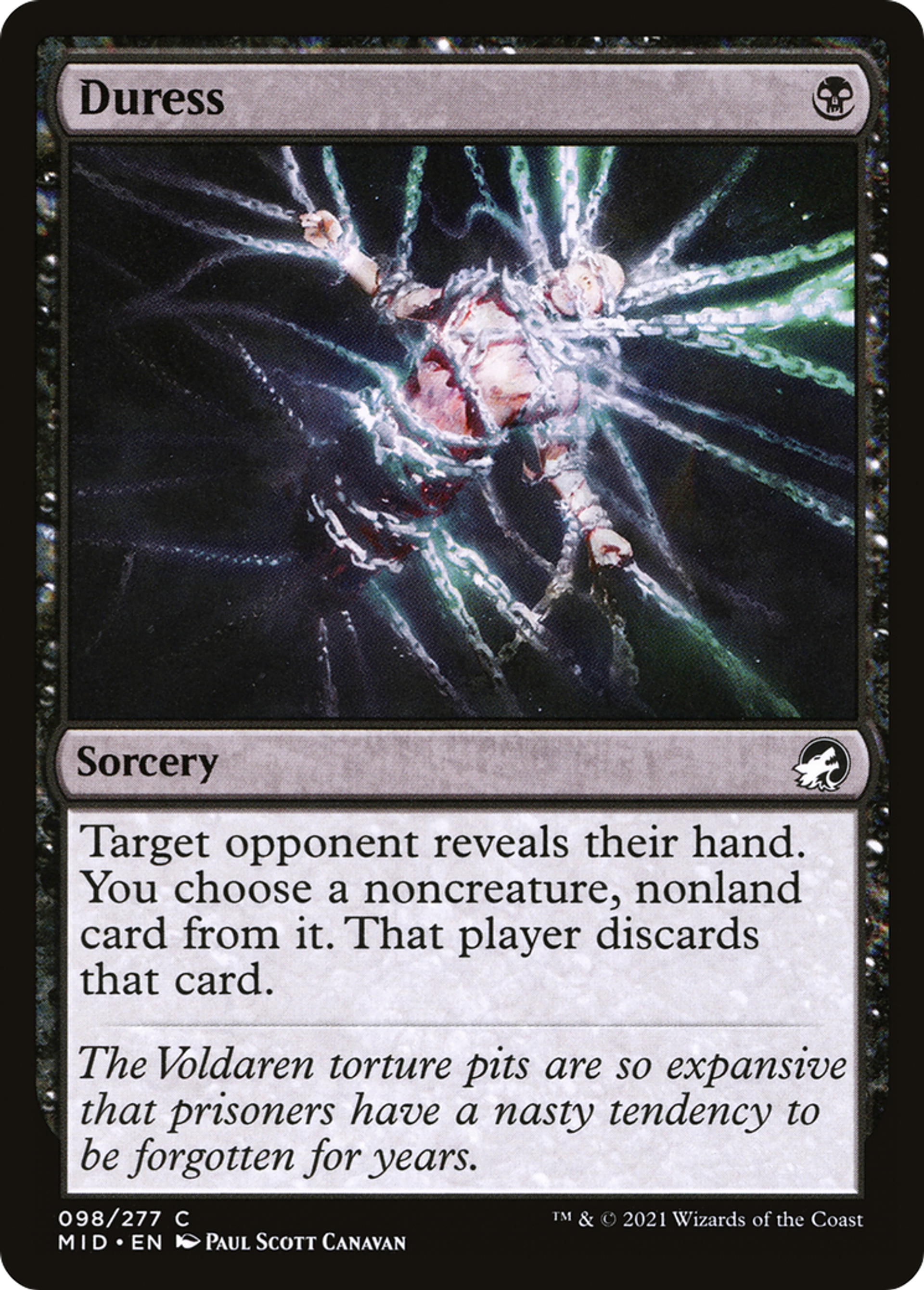 Duress — Innistrad: Midnight Hunt — Magic: The Gathering