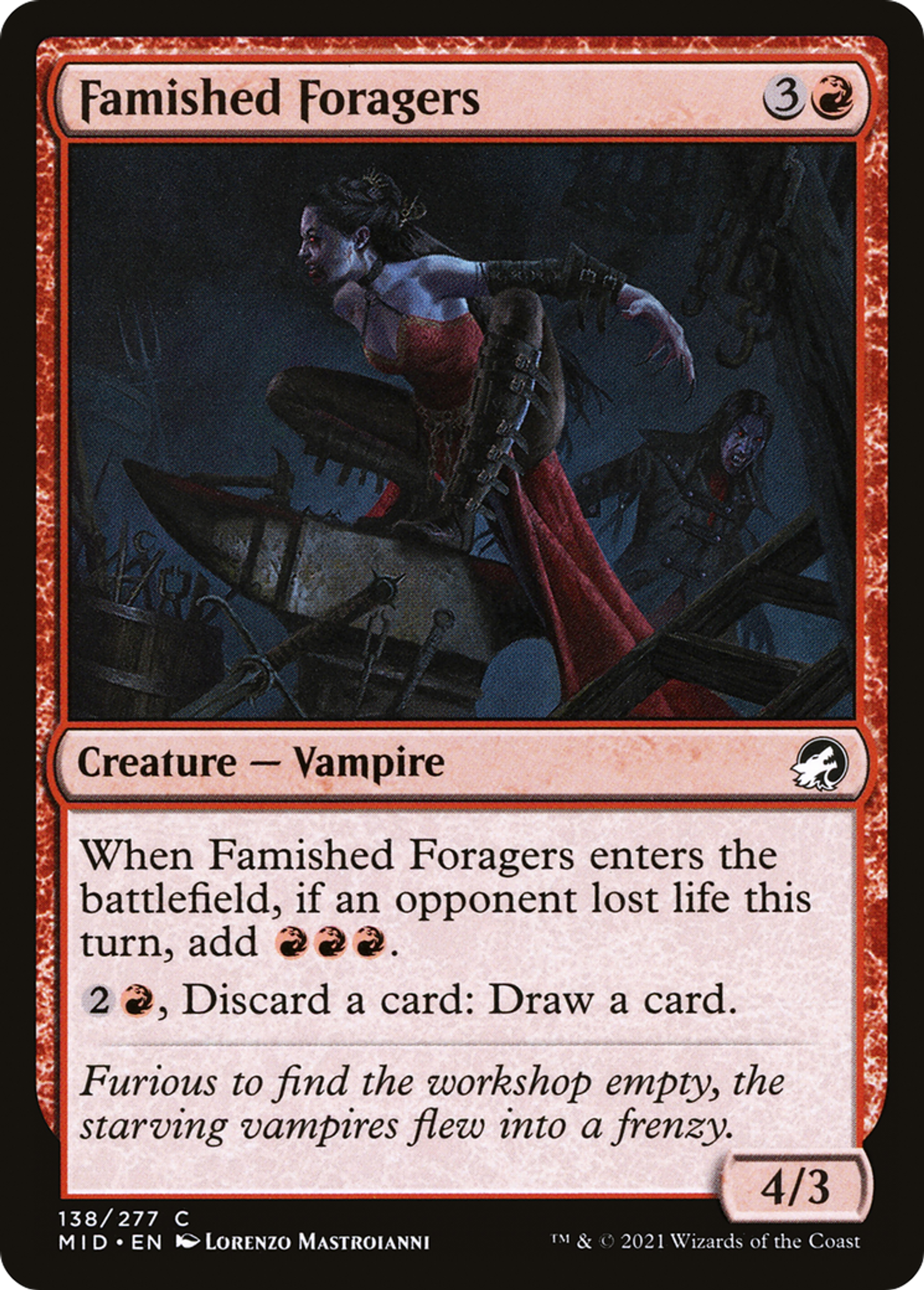 Chasseurs affamés — Innistrad: Midnight Hunt — Magic: The Gathering