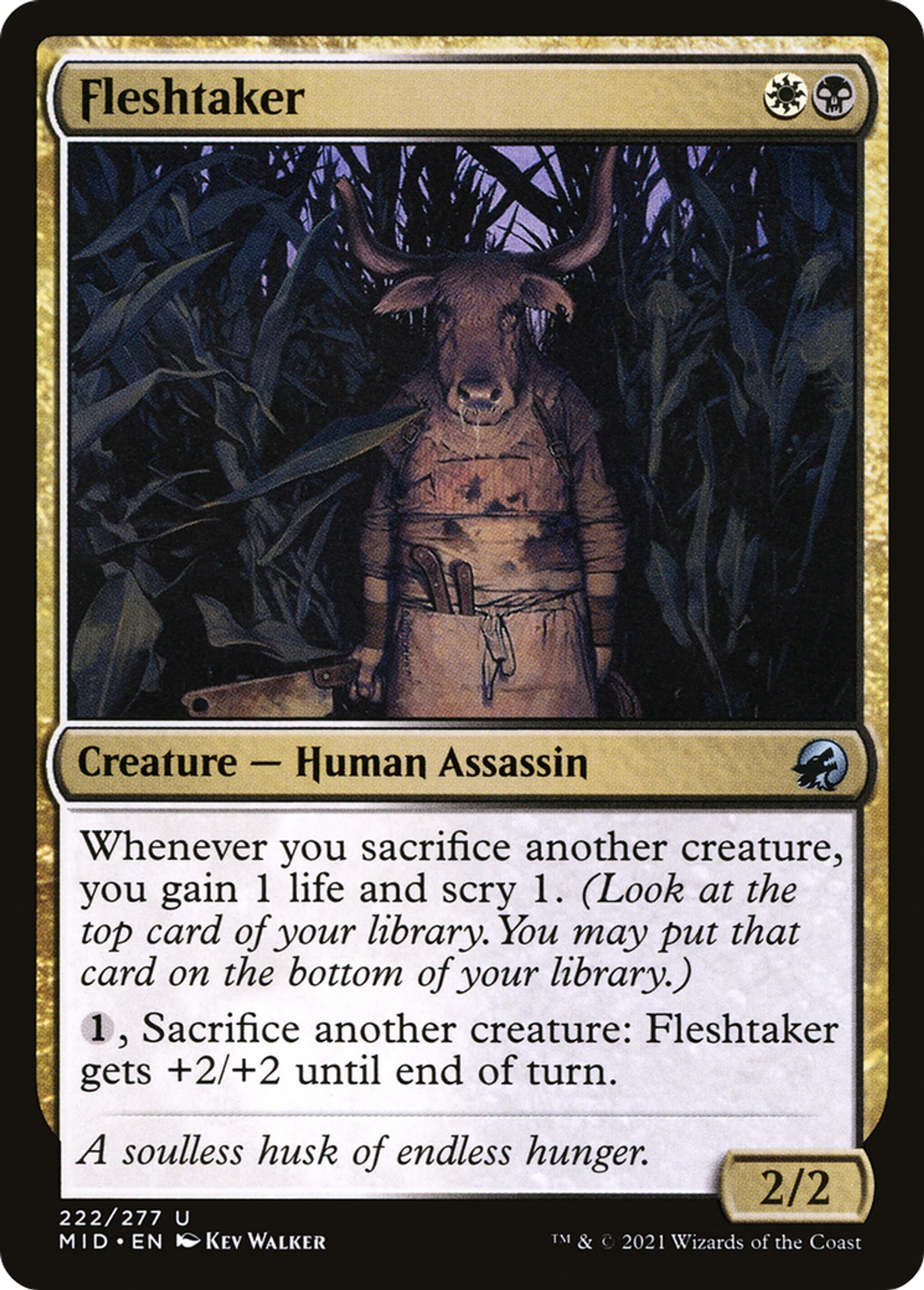Fleshtaker — Innistrad: Midnight Hunt — Magic: The Gathering
