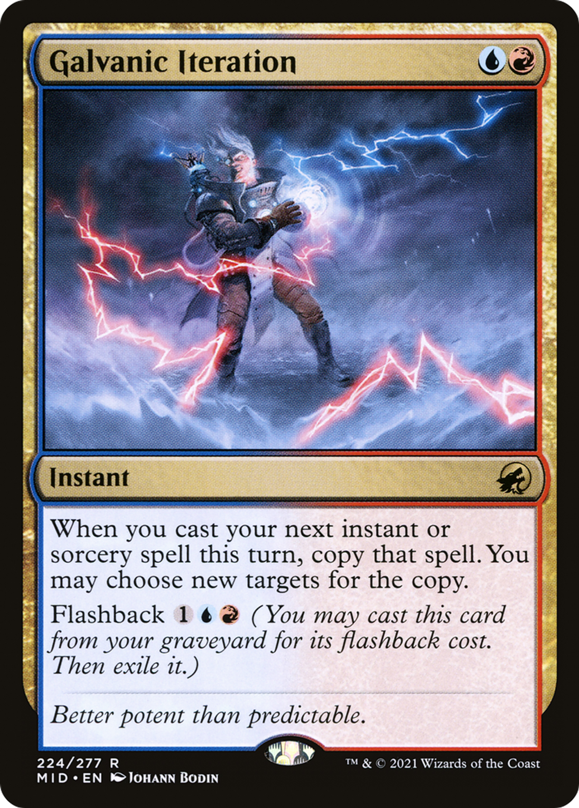 Galvanic Iteration — Innistrad: Midnight Hunt — Magic: The Gathering