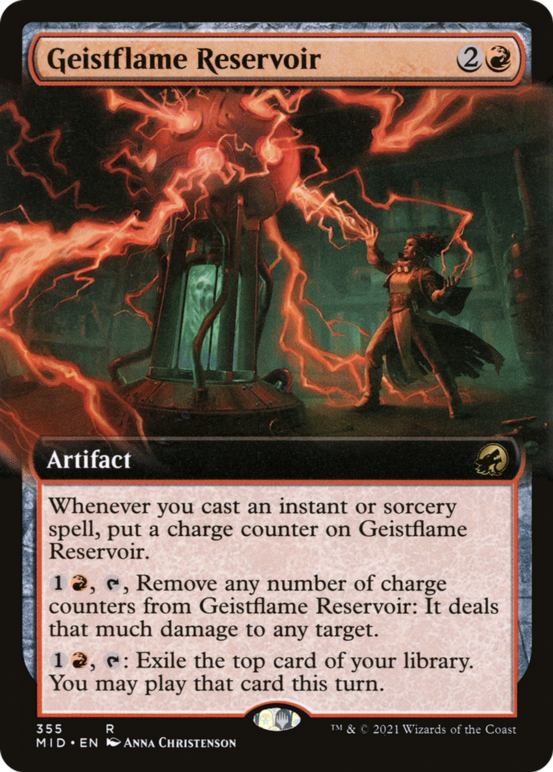 Geistflame Reservoir — Innistrad: Midnight Hunt — Magic: The Gathering