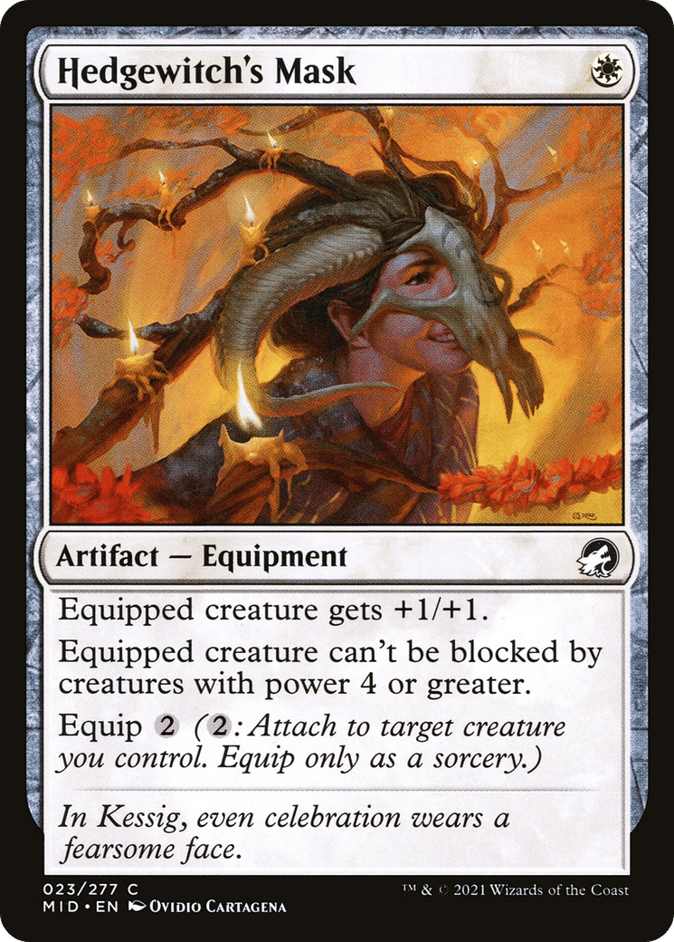 Hedgewitch's Mask — Innistrad: Midnight Hunt — Magic: The Gathering