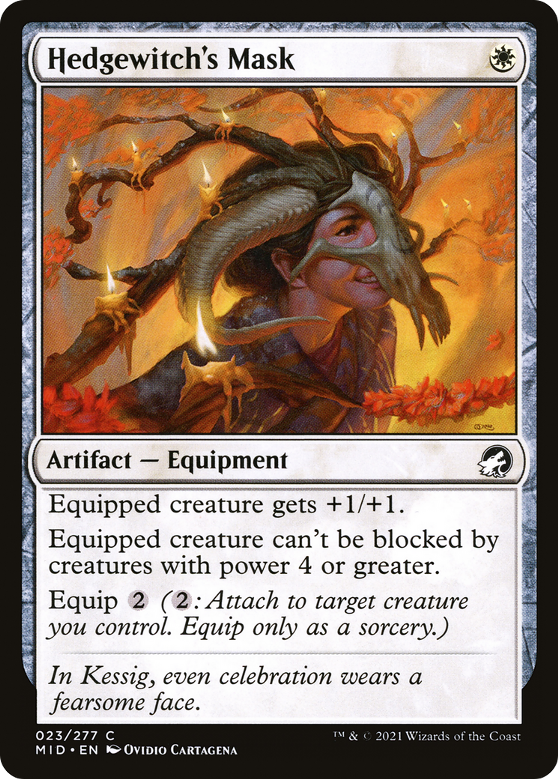 Hedgewitch's Mask — Innistrad: Midnight Hunt — Magic: The Gathering