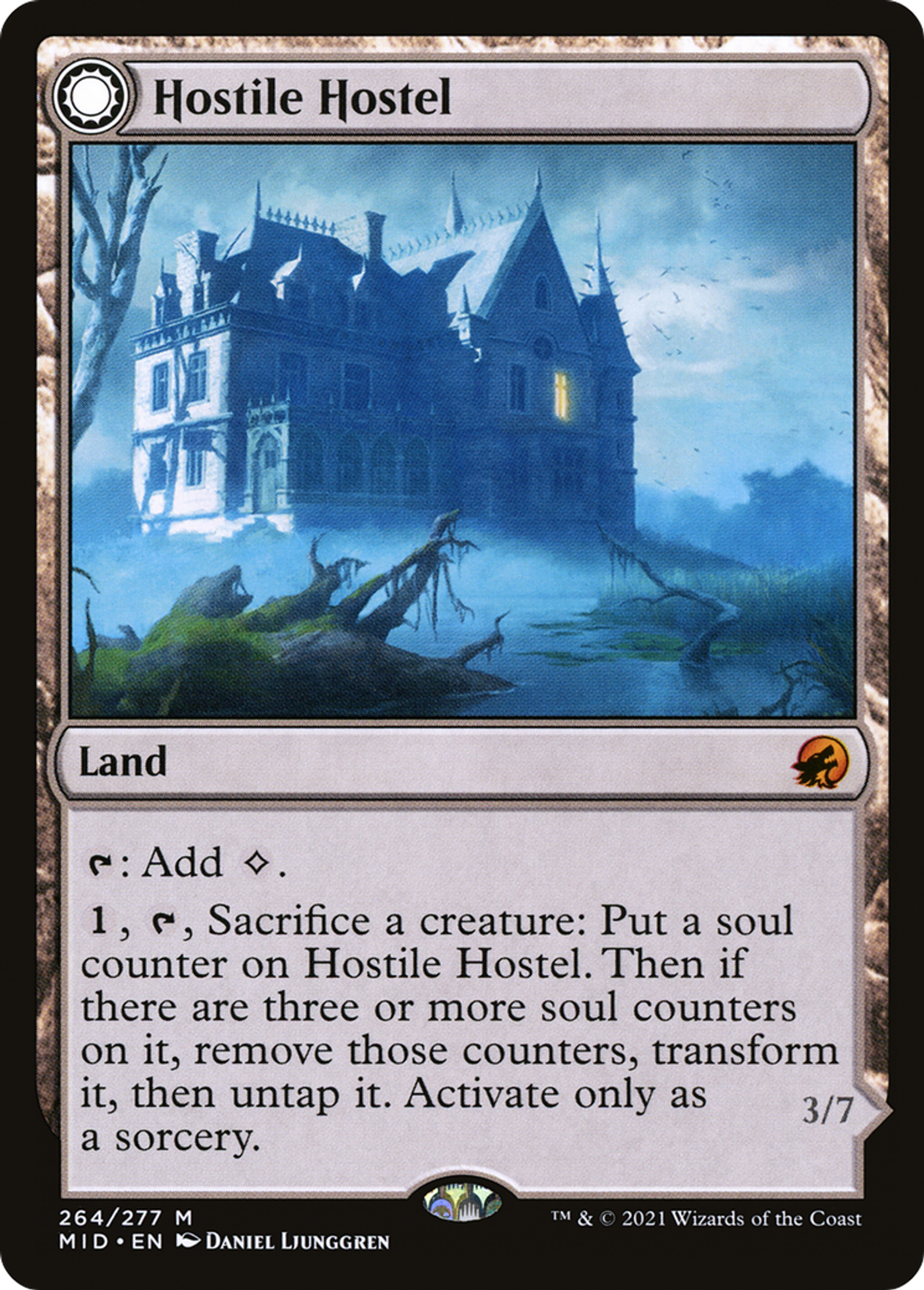 Hostile Hostel // Creeping Inn — Innistrad: Midnight Hunt — Magic: The Gathering