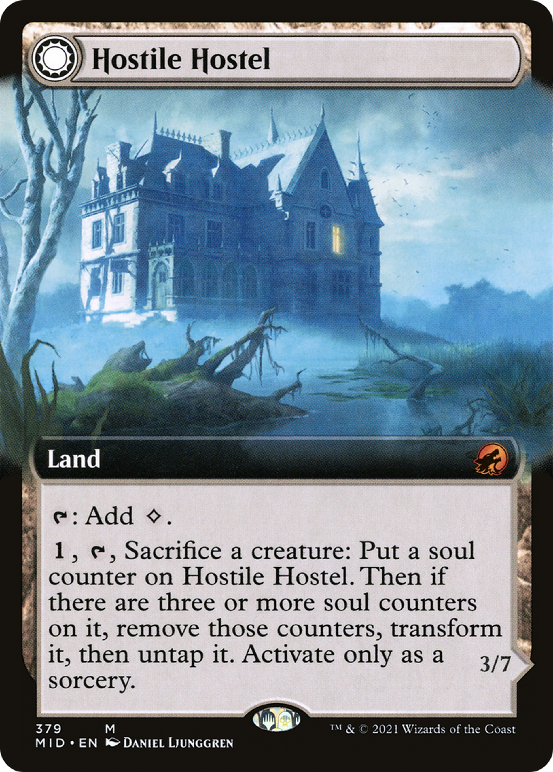 Hostile Hostel // Creeping Inn — Innistrad: Midnight Hunt — Magic: The Gathering