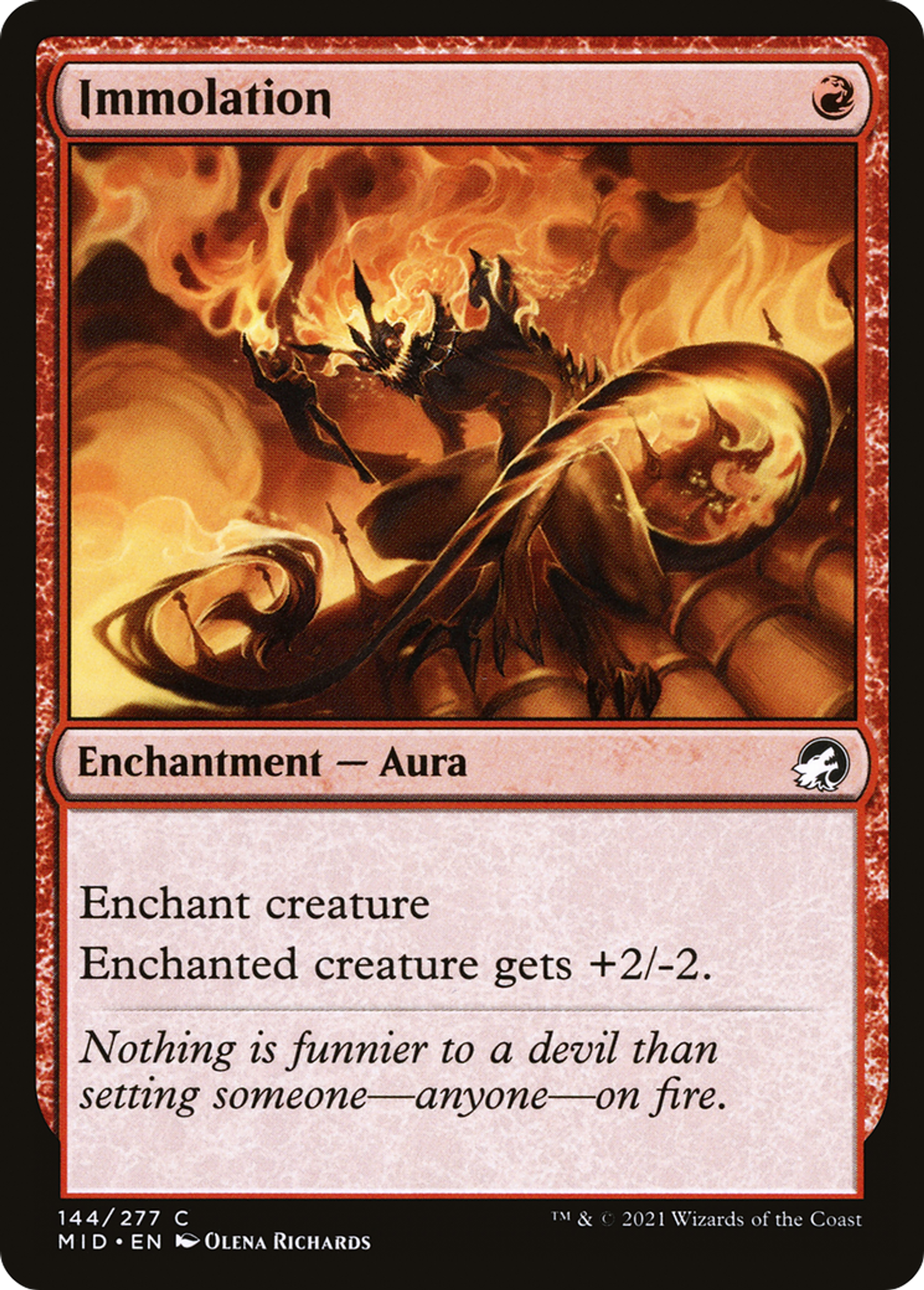 Immolation — Innistrad: Midnight Hunt — Magic: The Gathering