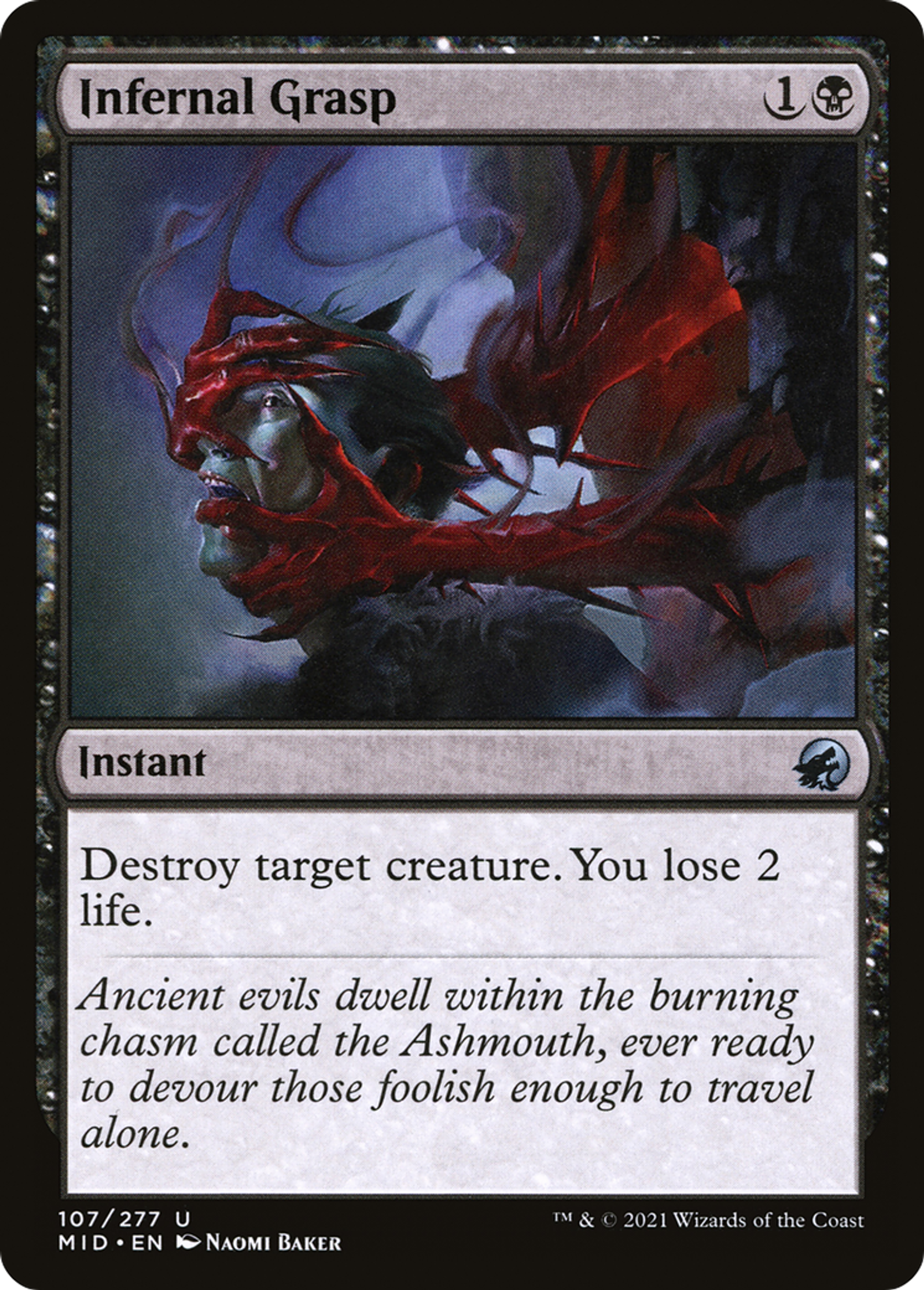 Infernal Grasp — Innistrad: Midnight Hunt — Magic: The Gathering