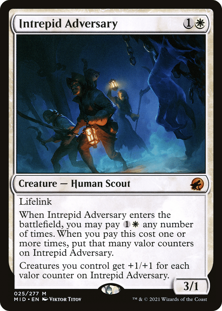 Intrepid Adversary — Innistrad: Midnight Hunt — Magic: The Gathering