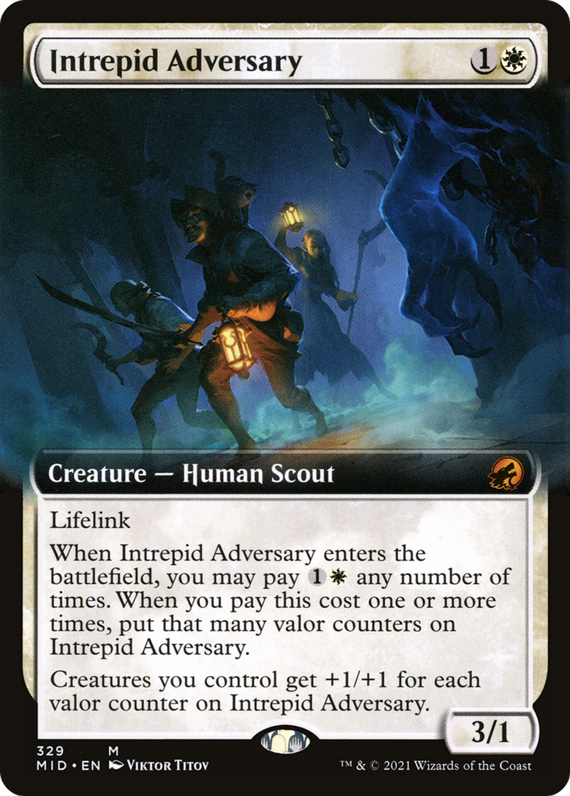 Intrepid Adversary — Innistrad: Midnight Hunt — Magic: The Gathering