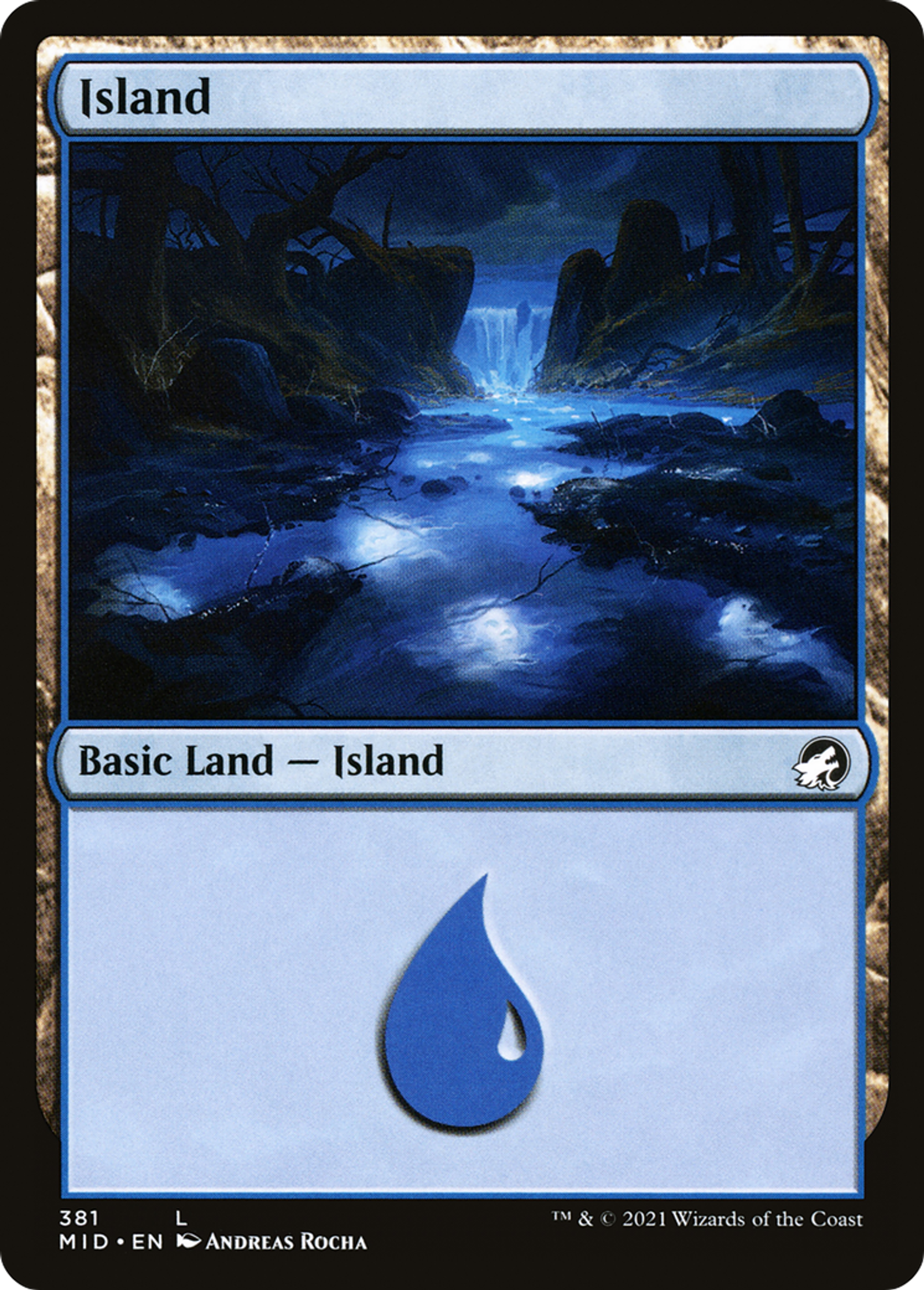Island — Innistrad: Midnight Hunt — Magic: The Gathering