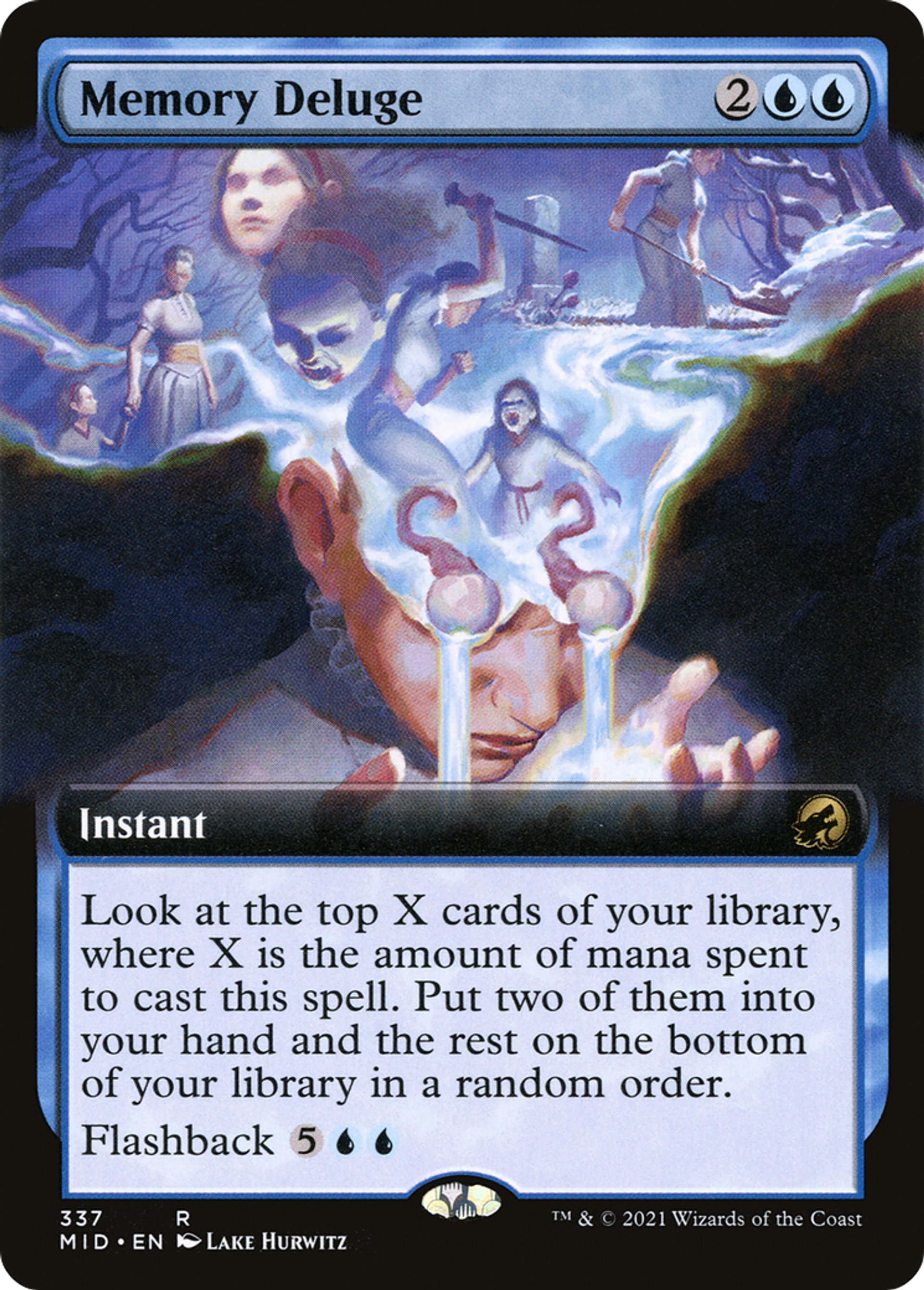 Memory Deluge — Innistrad: Midnight Hunt — Magic: The Gathering