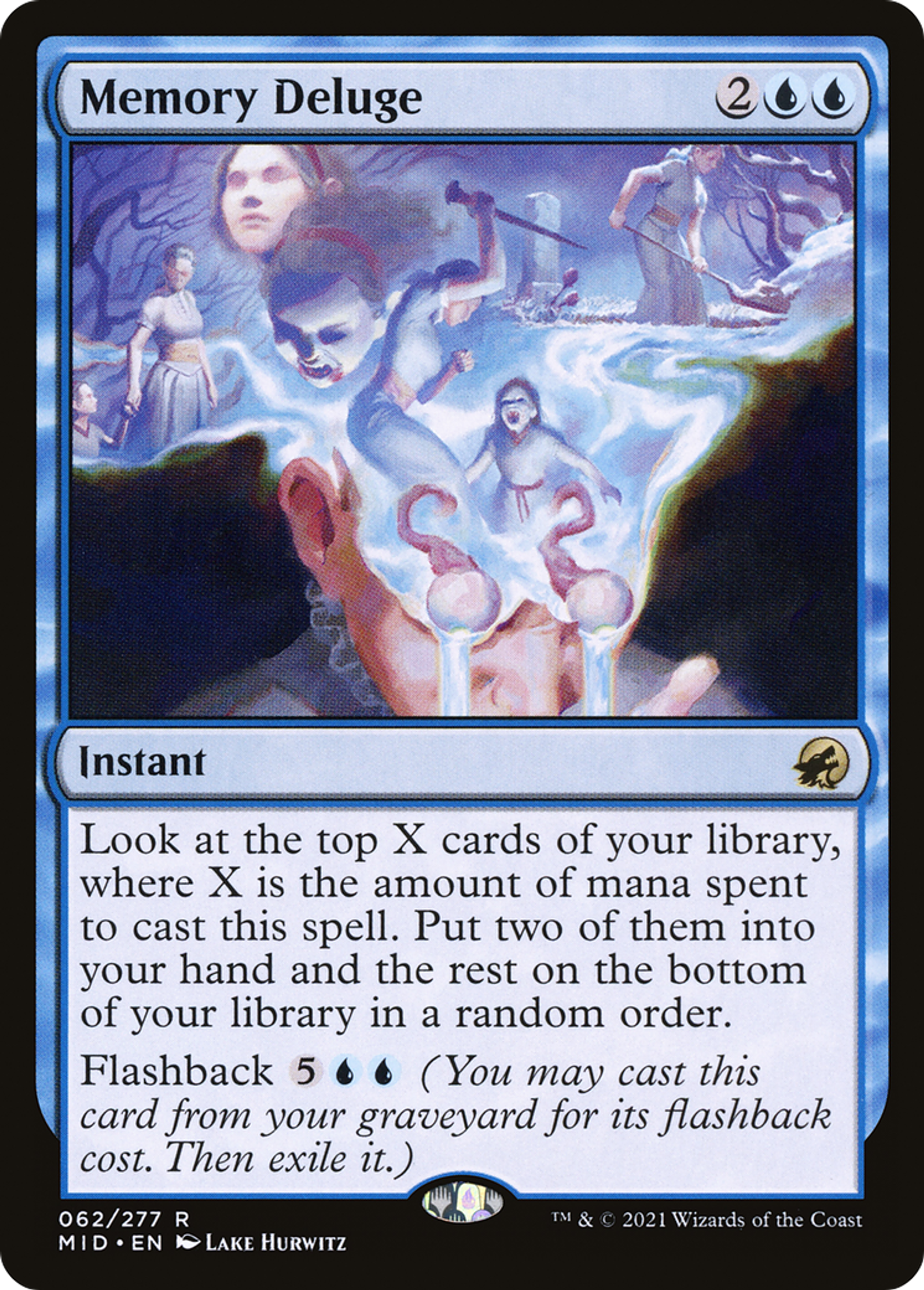 Déluge de réminiscences — Innistrad: Midnight Hunt — Magic: The Gathering