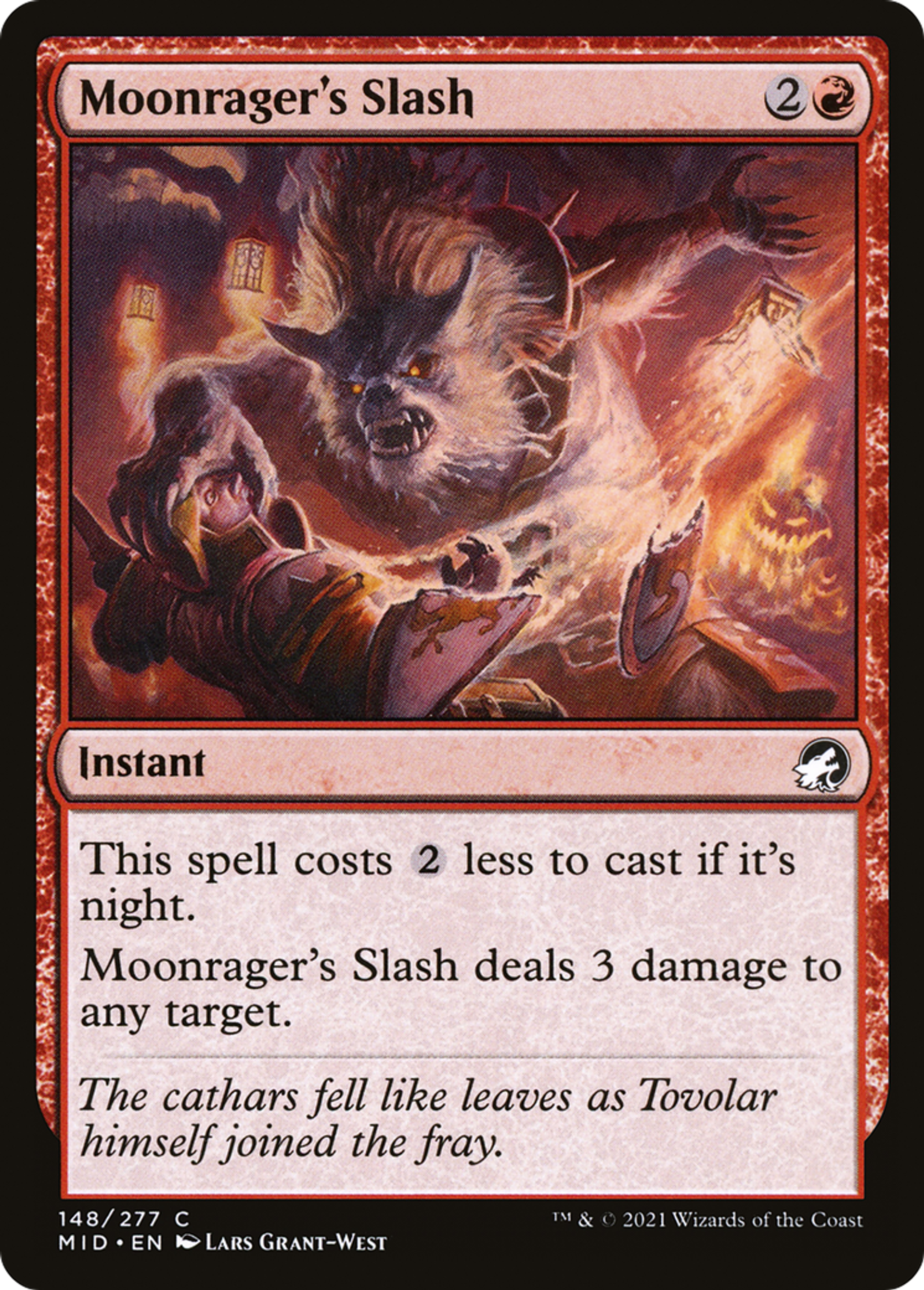 Balafre du furielune — Innistrad: Midnight Hunt — Magic: The Gathering
