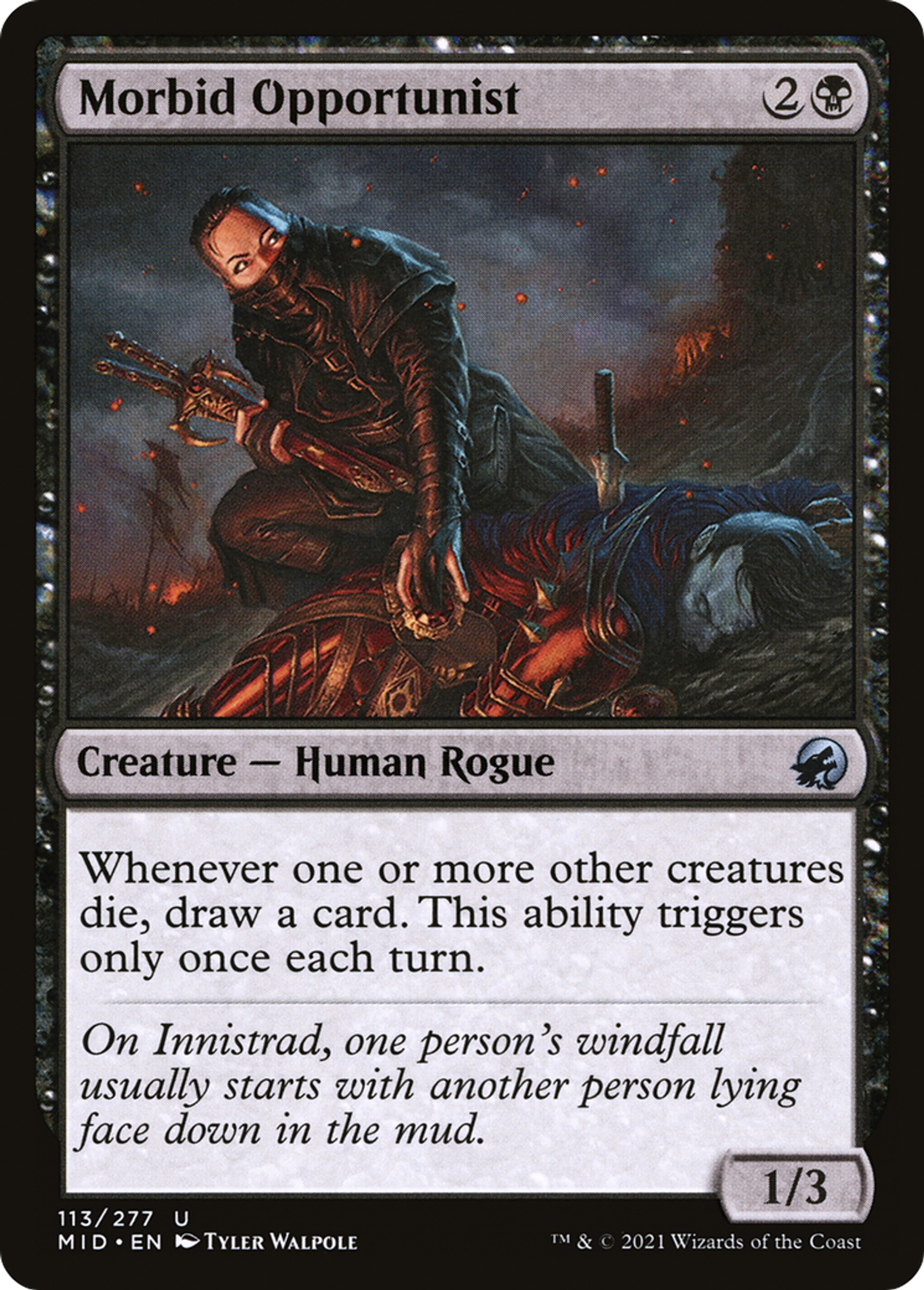 Morbid Opportunist — Innistrad: Midnight Hunt — Magic: The Gathering