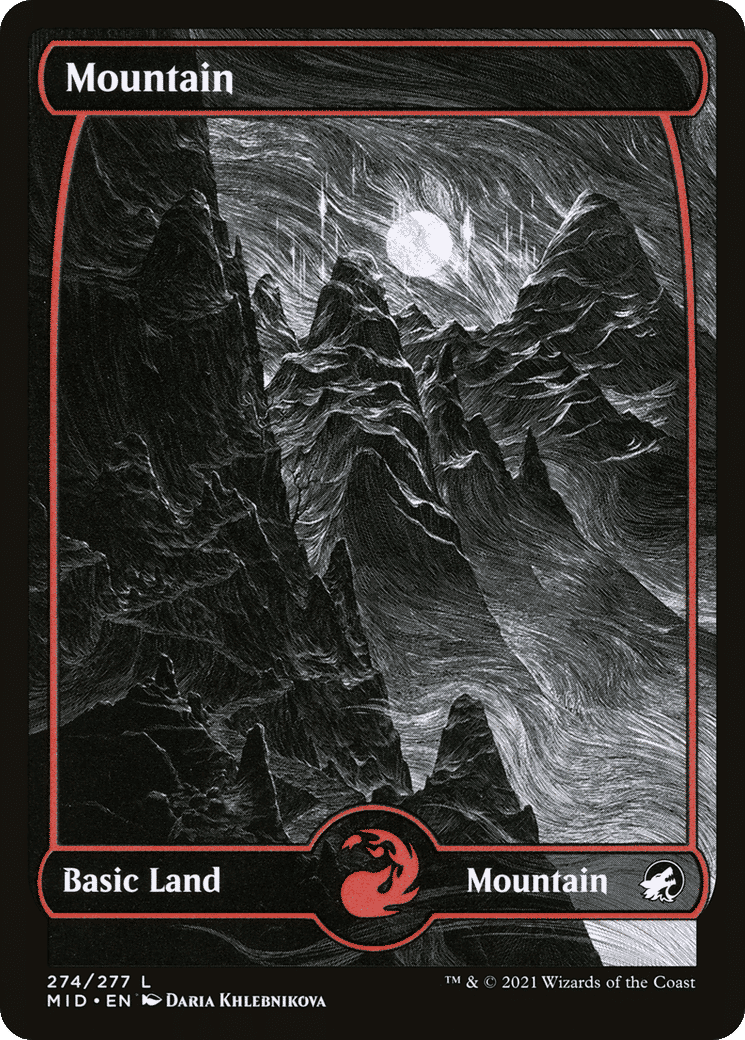 Mountain — Innistrad: Midnight Hunt — Magic: The Gathering