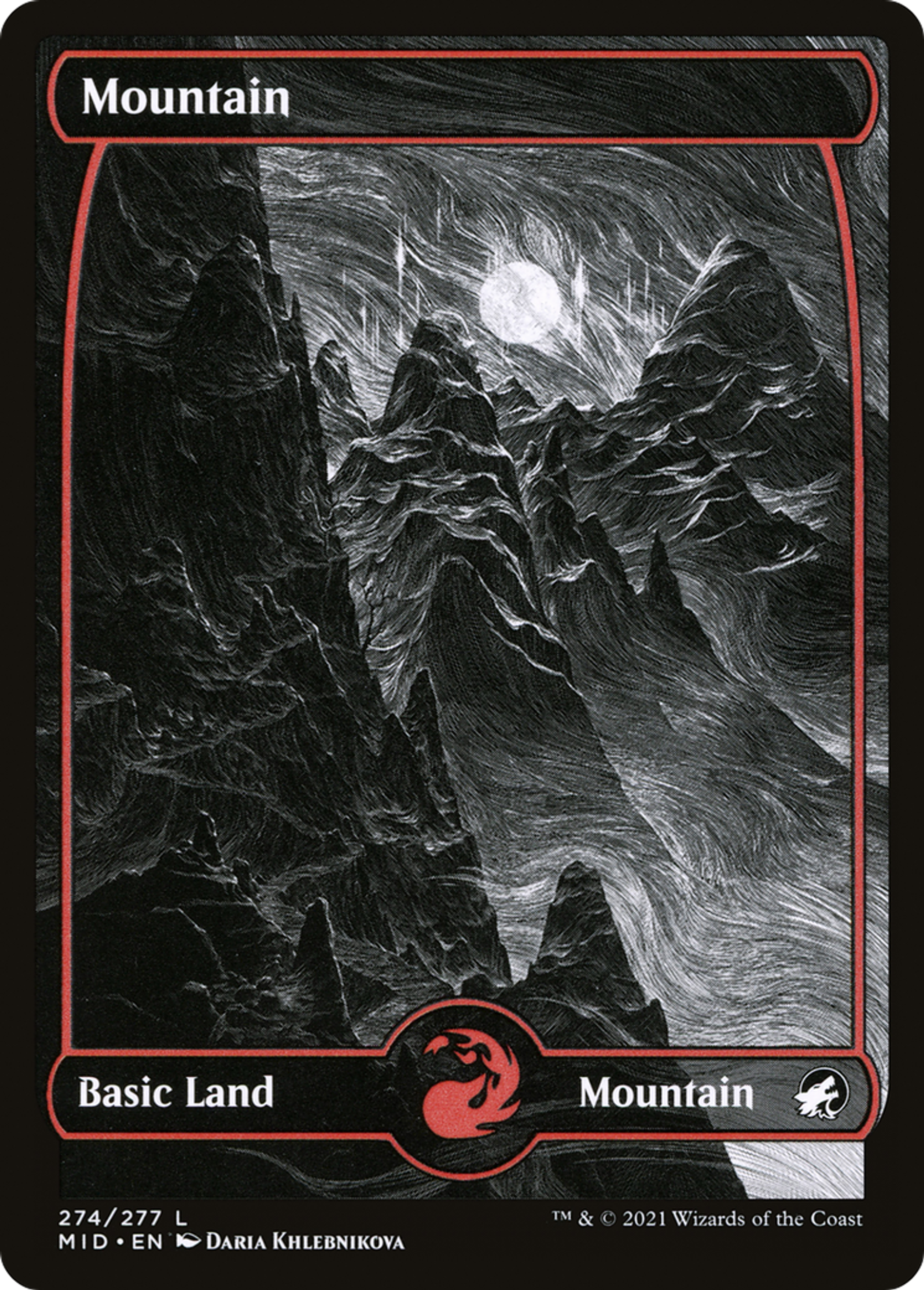 Mountain — Innistrad: Midnight Hunt — Magic: The Gathering