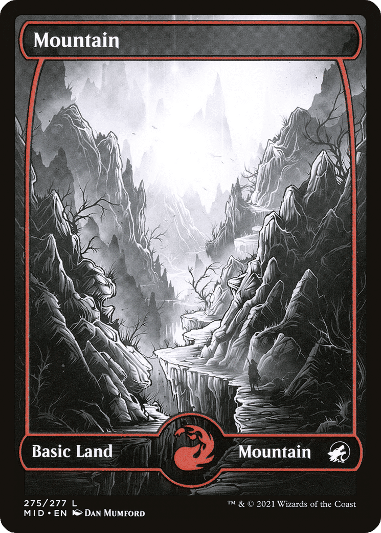 Mountain — Innistrad: Midnight Hunt — Magic: The Gathering